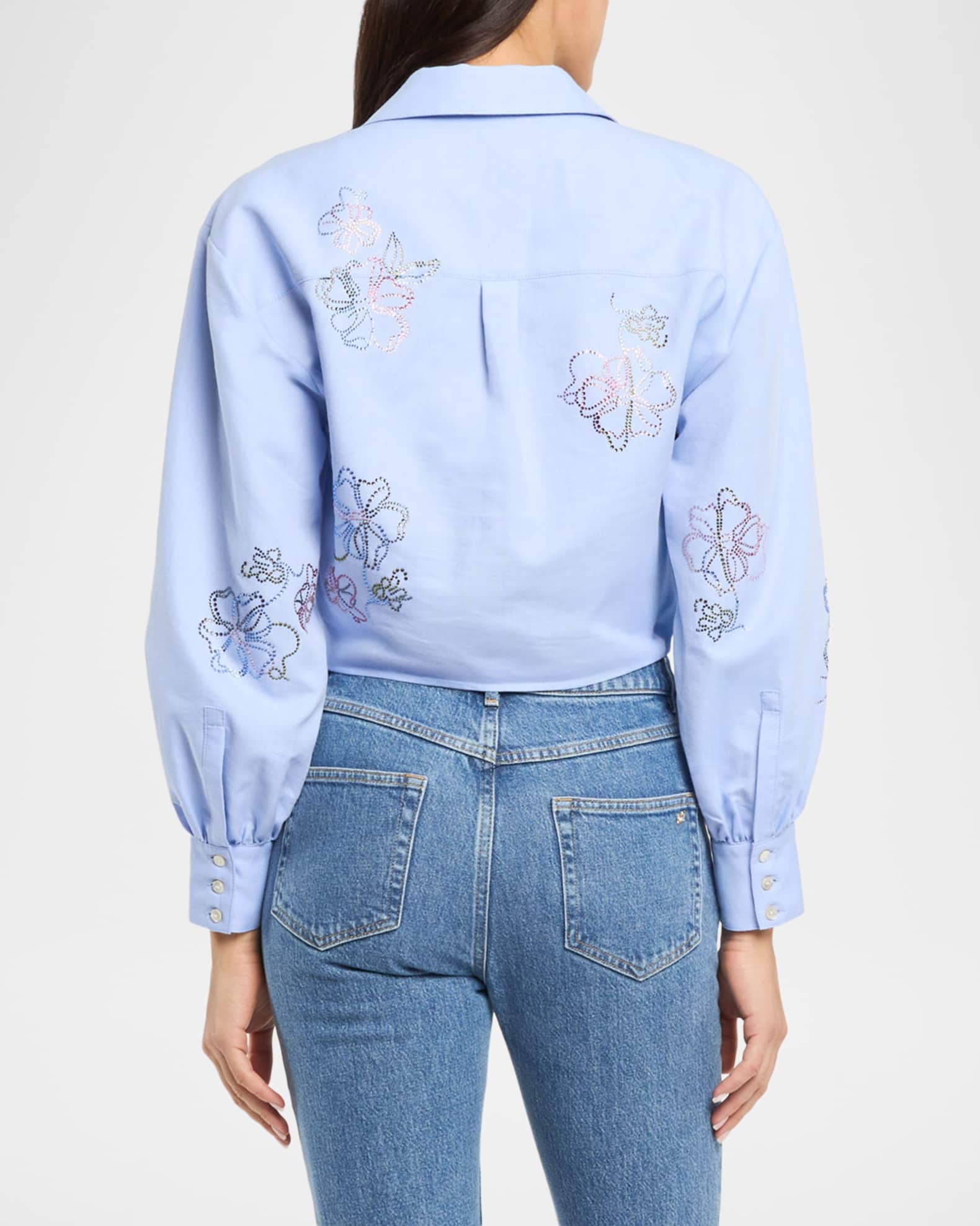 Cinq a Sept Blooming Linework Marianna Top | Neiman Marcus