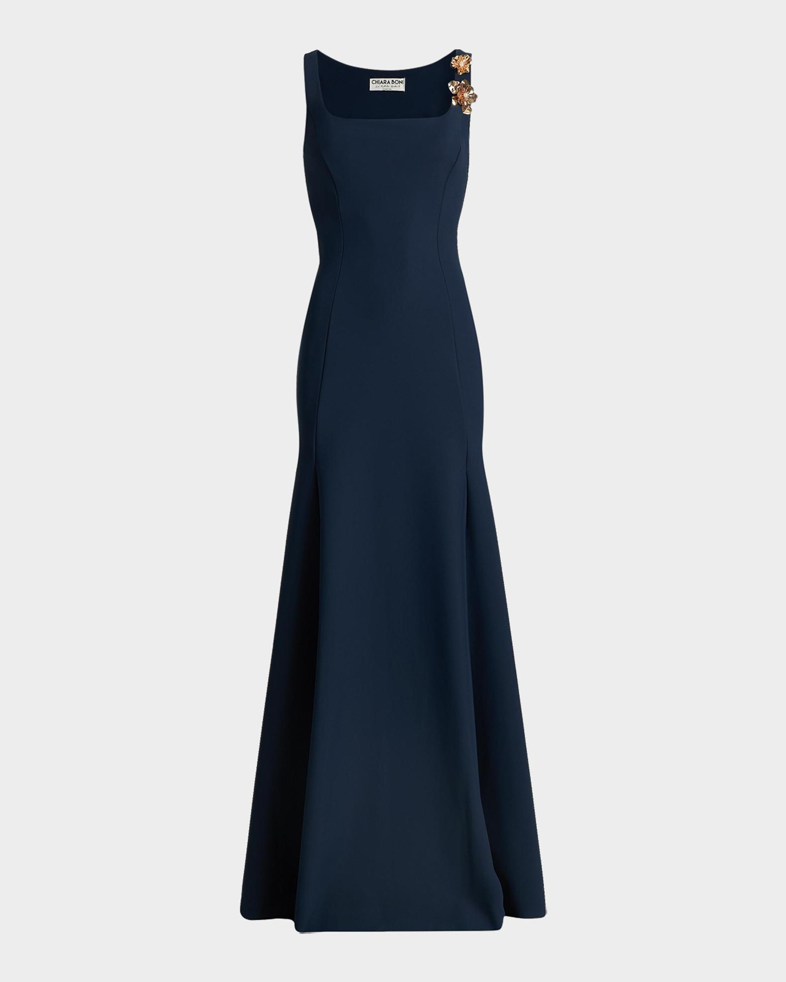 ash blue bridesmaid dresses Kennedy Sofia Dress IVORY stunning open back design Select your size:13.5 AW.Bridal A-line V-Neck Floor