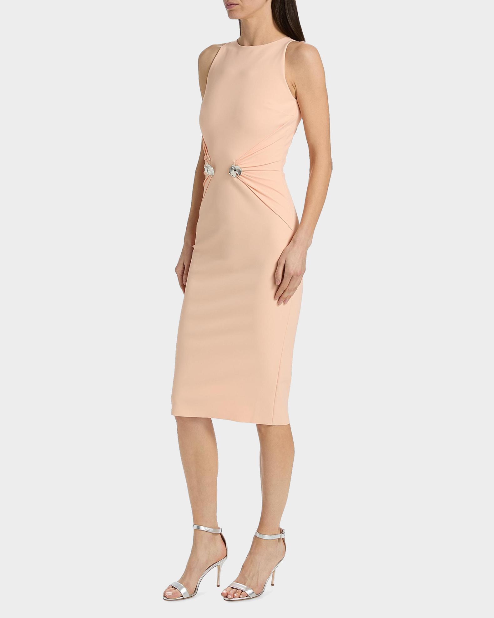Chiara Boni La Petite Robe Nereo Sleeveless Embellished Midi Sheath ...