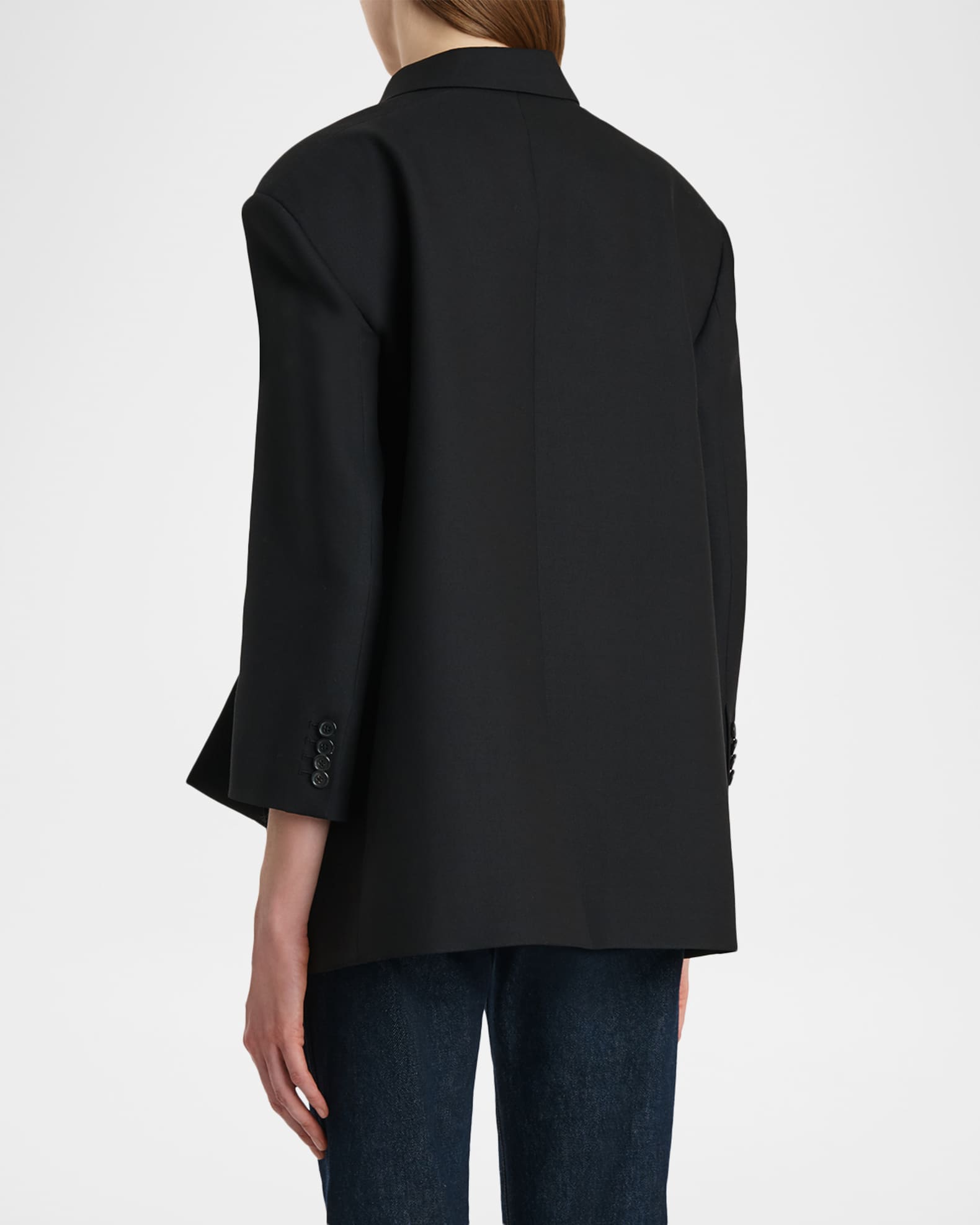 Khaite Palto Wrap Blazer Jacket | Neiman Marcus