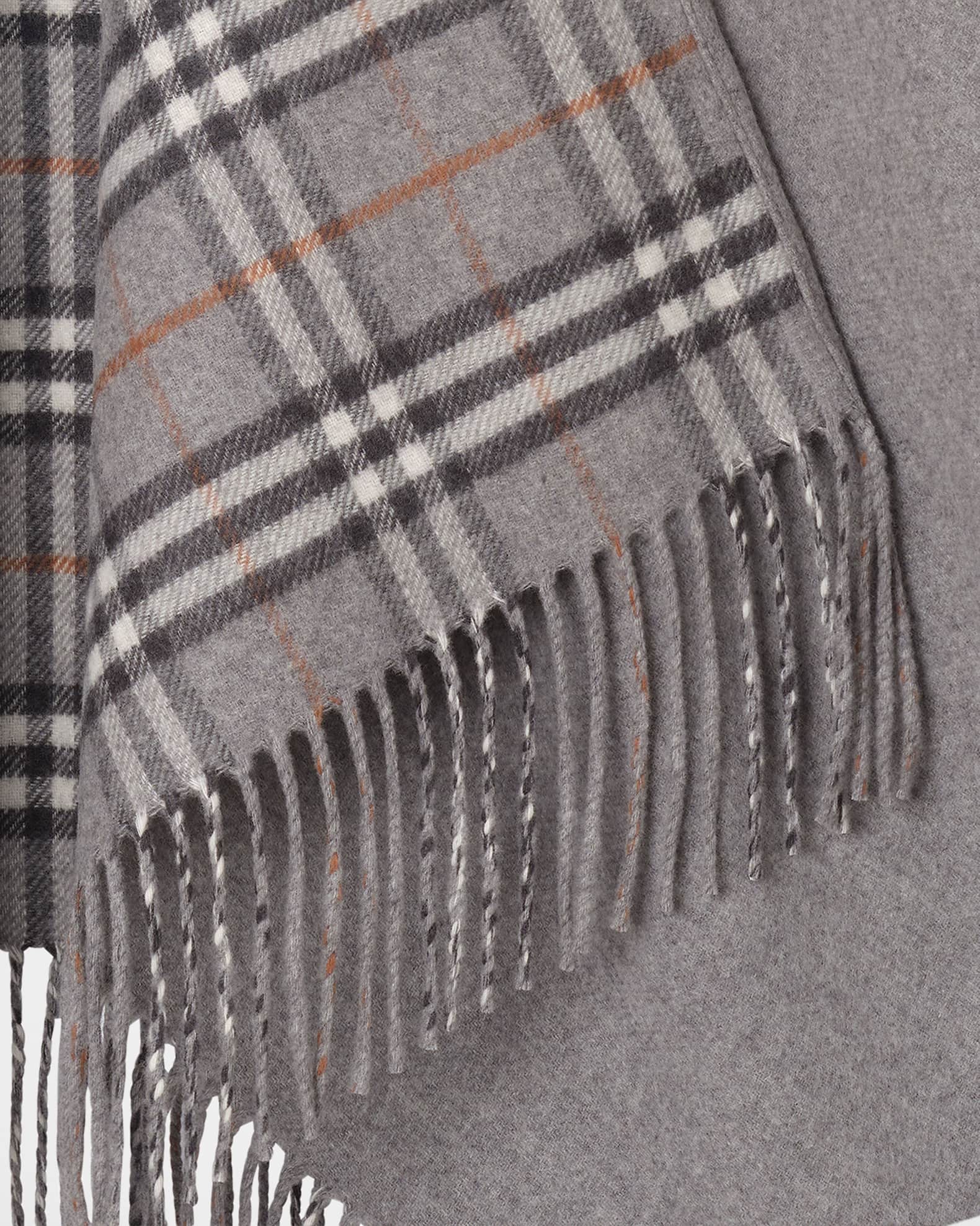 Burberry Reversible Check Wool Cape | Neiman Marcus