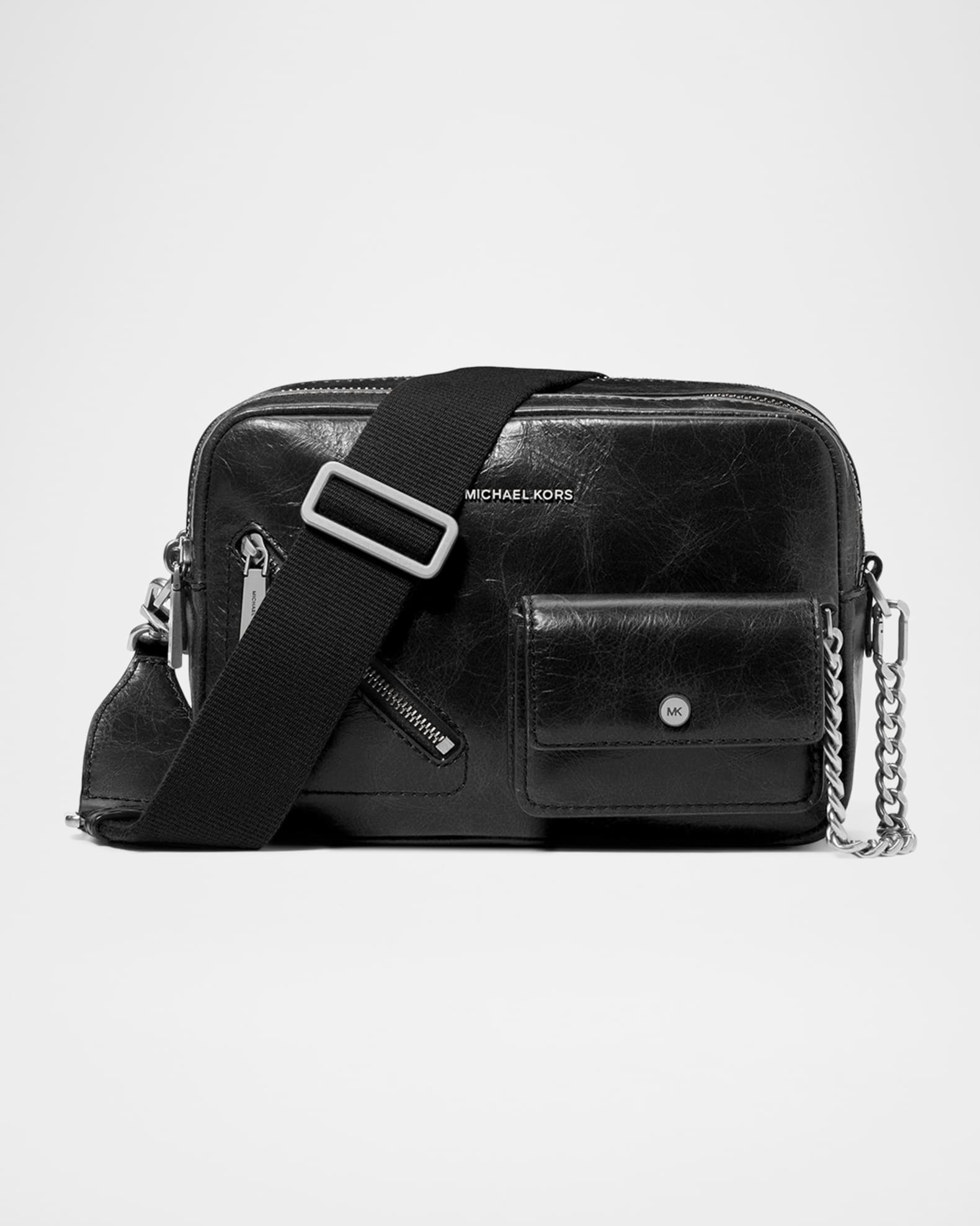MICHAEL Michael Kors Bryant Medium Leather Camera Crossbody Bag