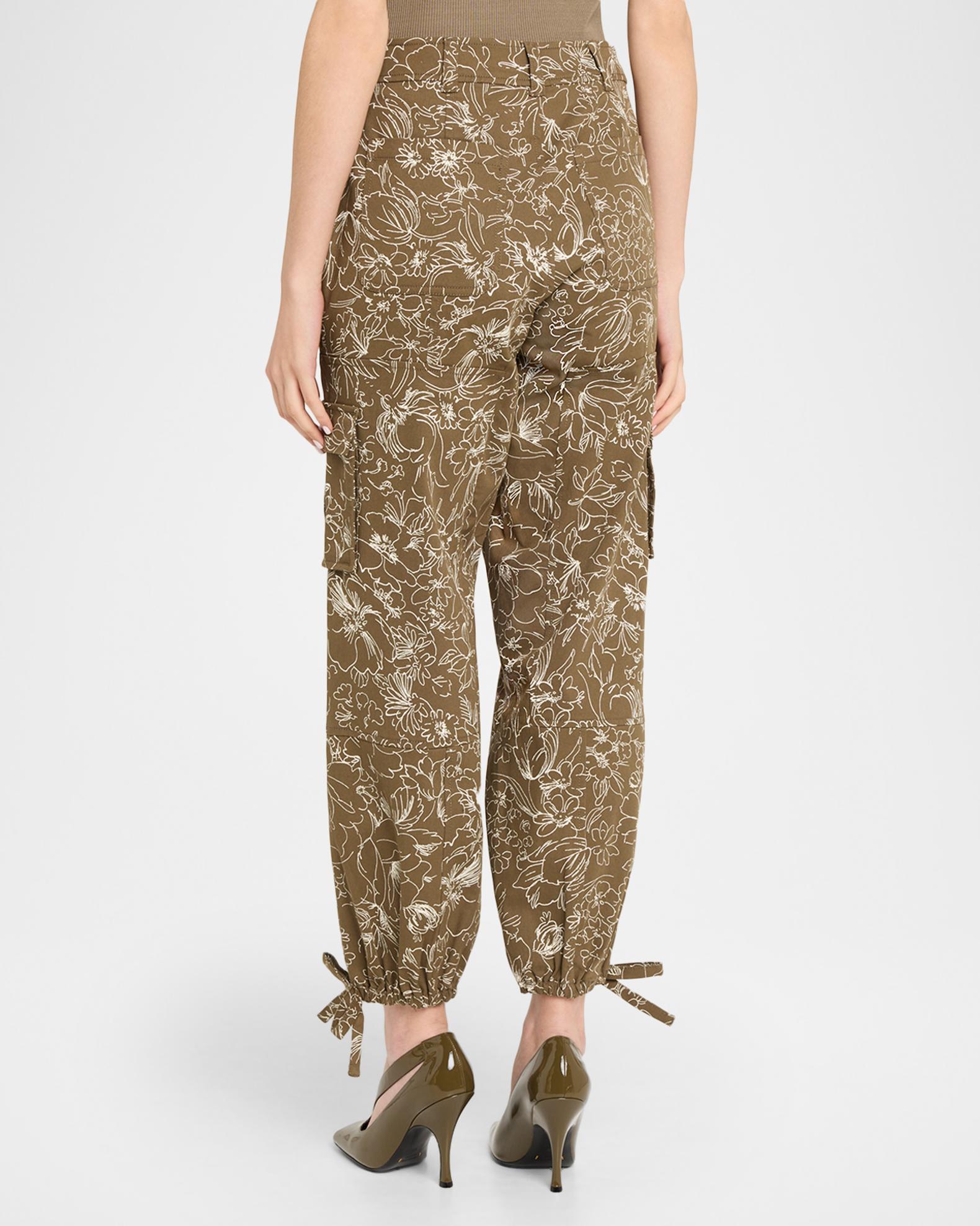 Cinq à Sept Garden Doodle Cargo Pants | Neiman Marcus