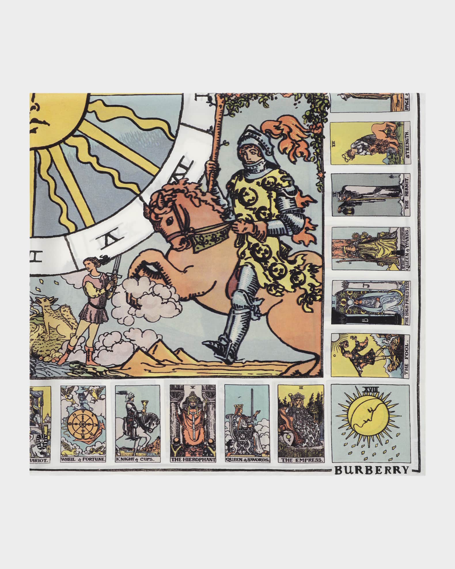 Burberry Tarot Silk Scarf | Neiman Marcus