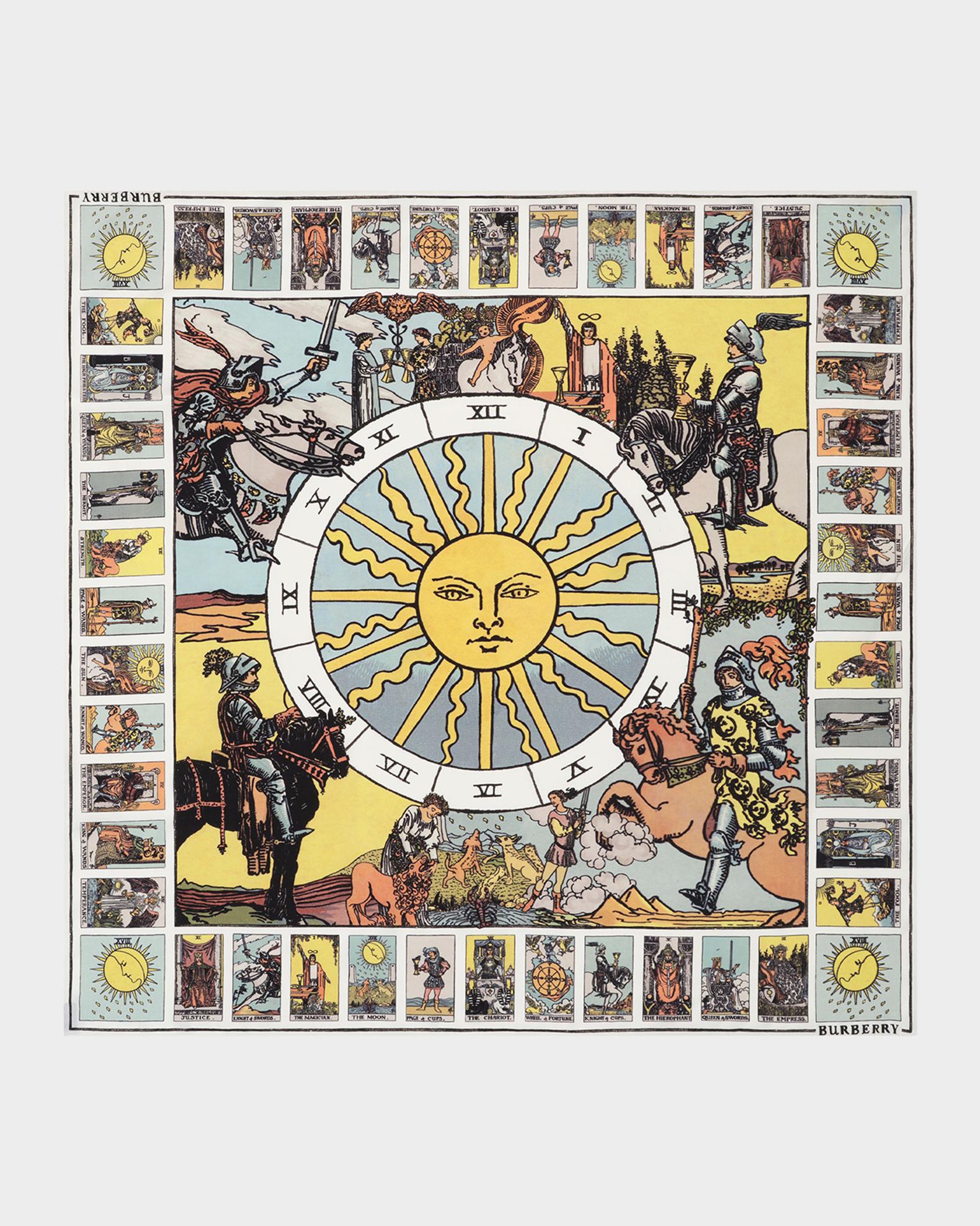 Burberry Tarot Silk Scarf | Neiman Marcus
