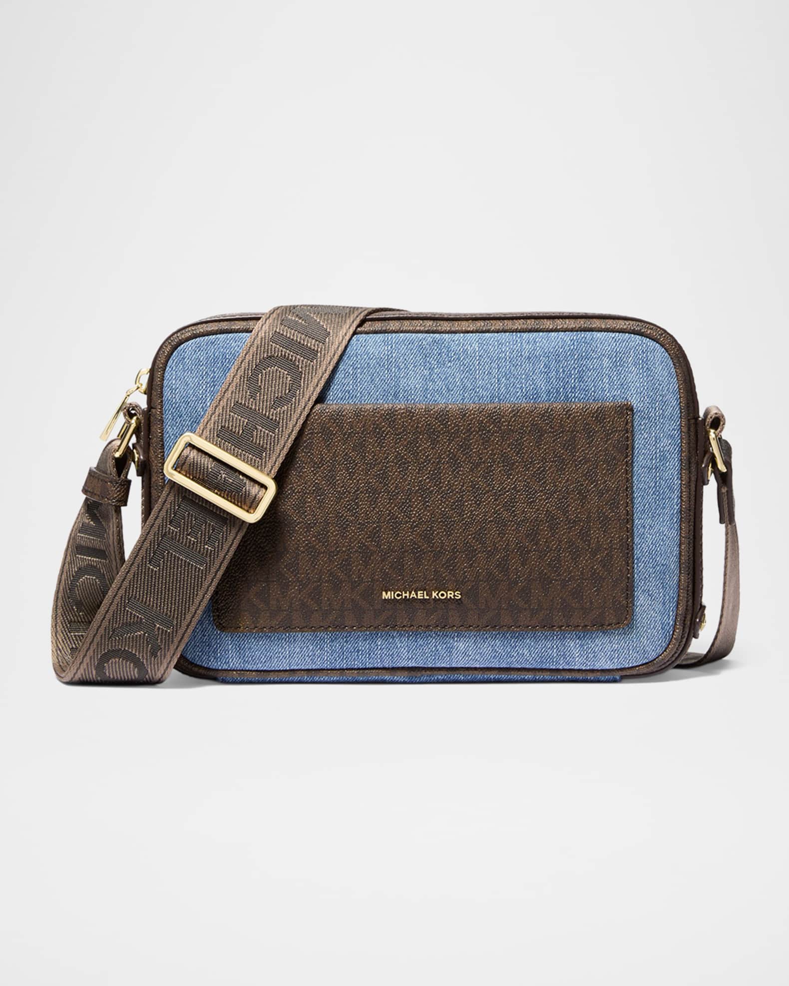 MICHAEL Michael Kors Maeve Large Two-Tone Denim Crossbody Bag