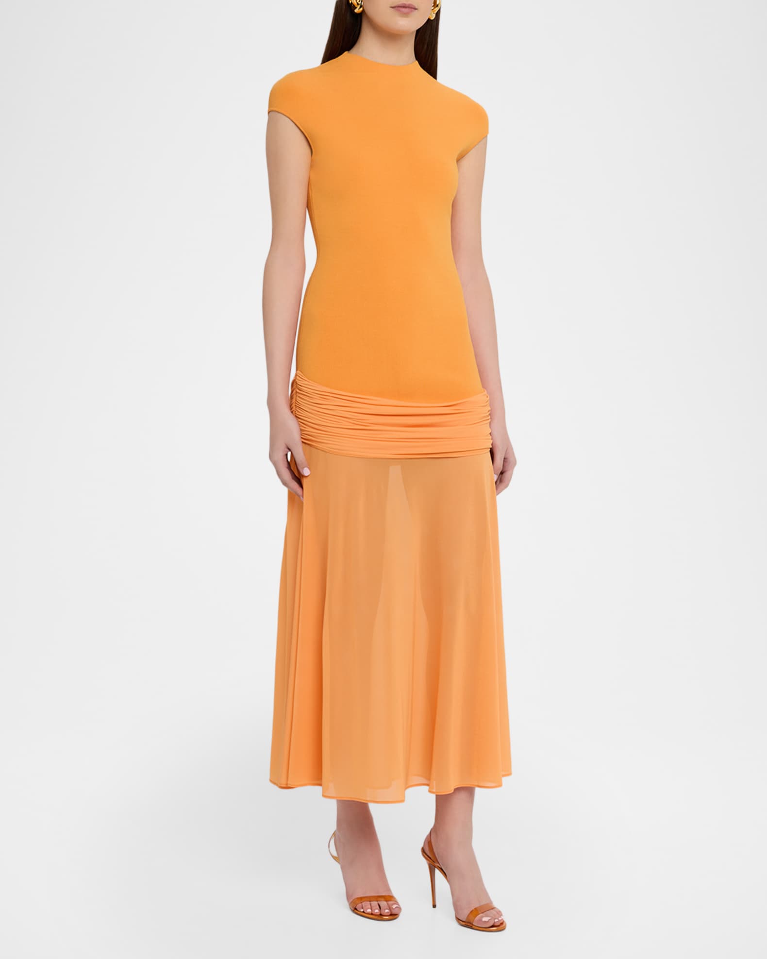nola midi dress Sleeveless linen dress NOLA / MIDI dress