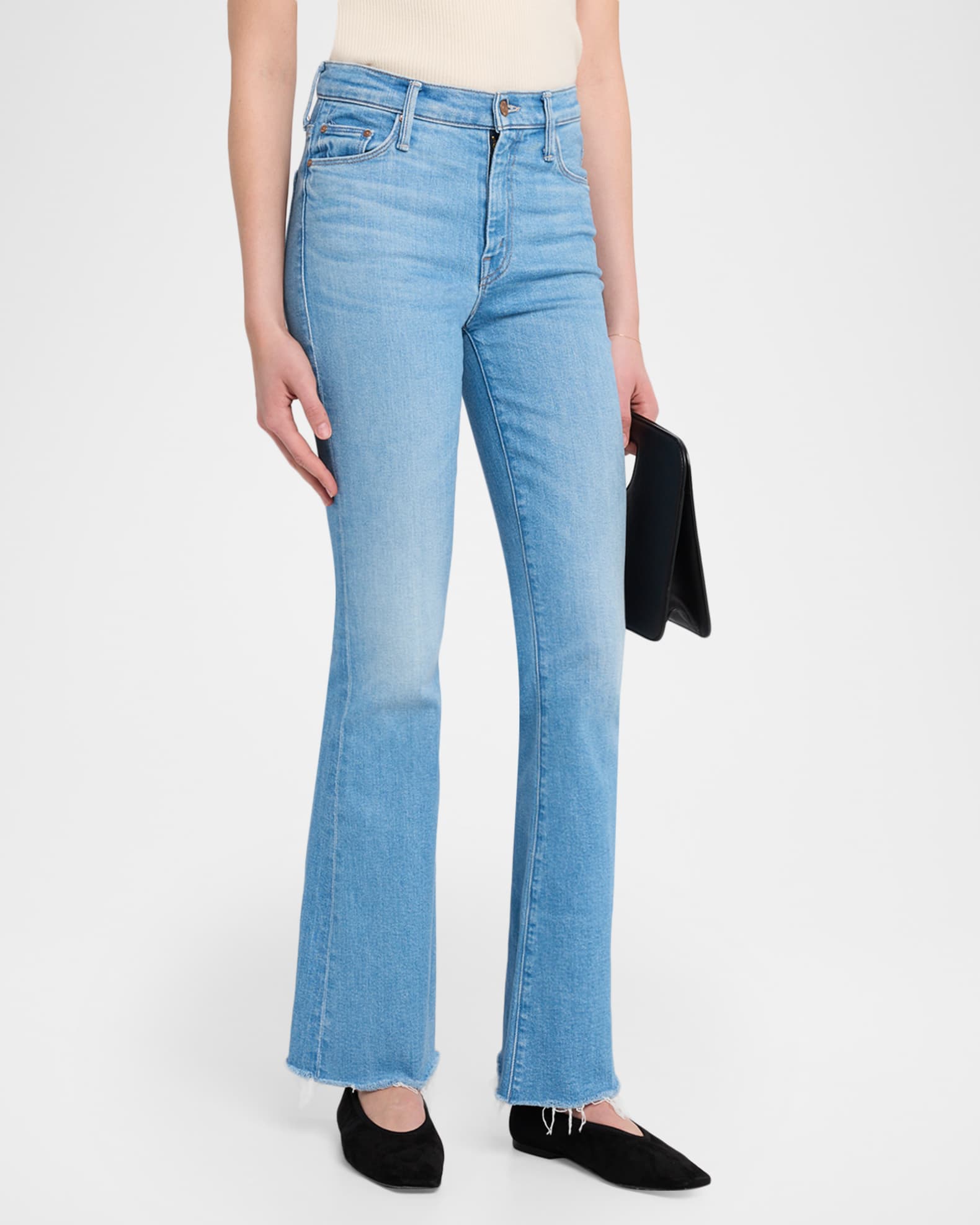 MOTHER The Weekender Fray Jeans | Neiman Marcus