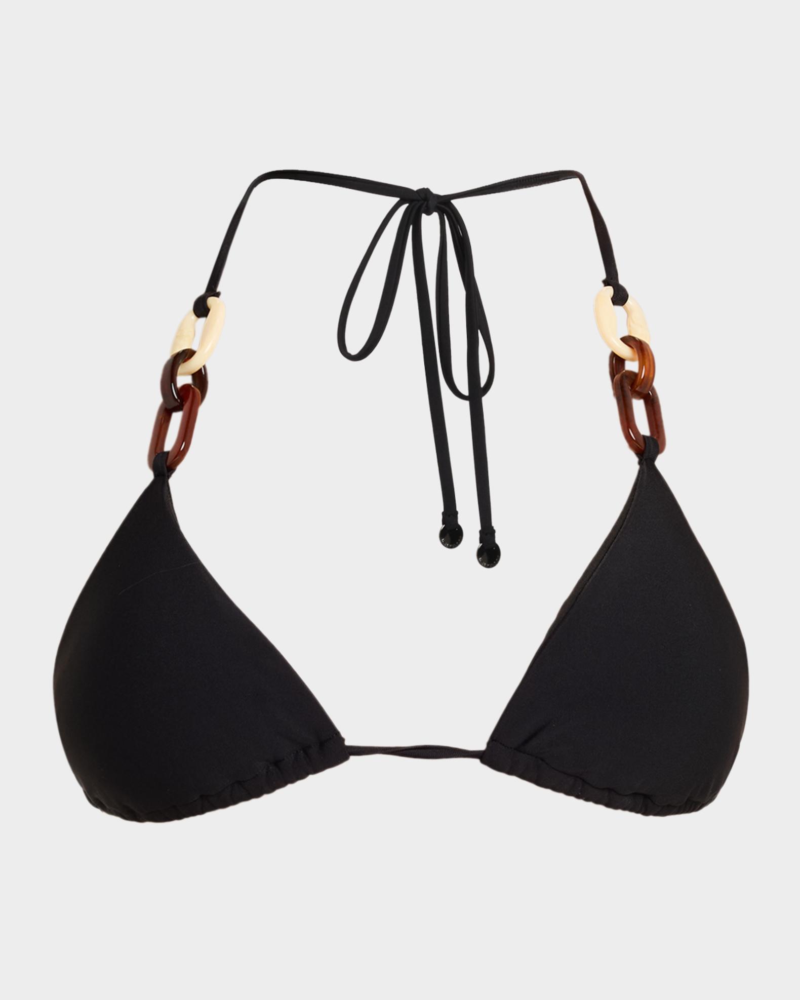 Ramy Brook Nancy Ring Triangle Bikini Top | Neiman Marcus