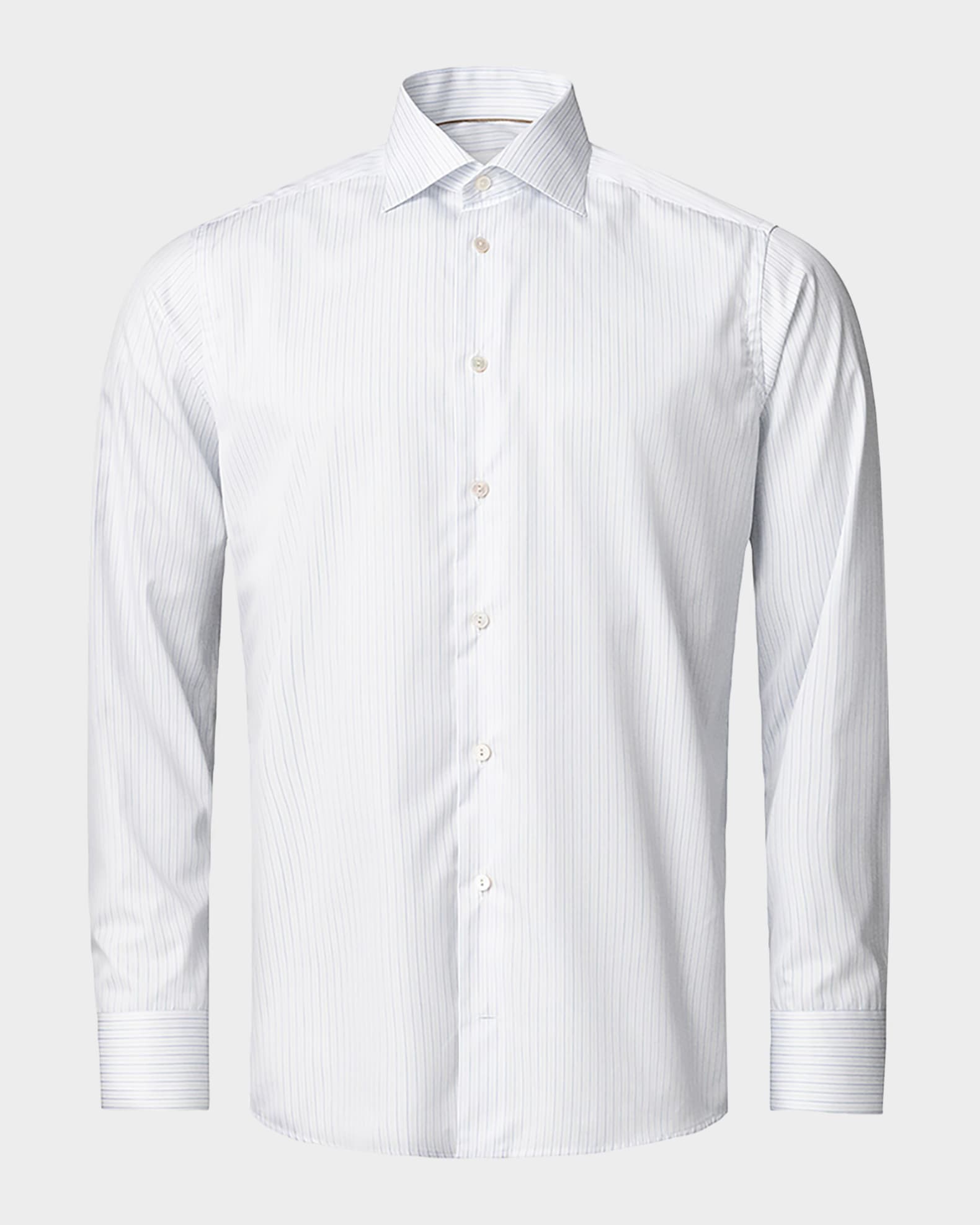 supima cotton dress shirts Men's No Iron Pinpoint Buttondown Collar Shirt fit with a crisp spread collar and classic button Slim Fit Solid Point Collar