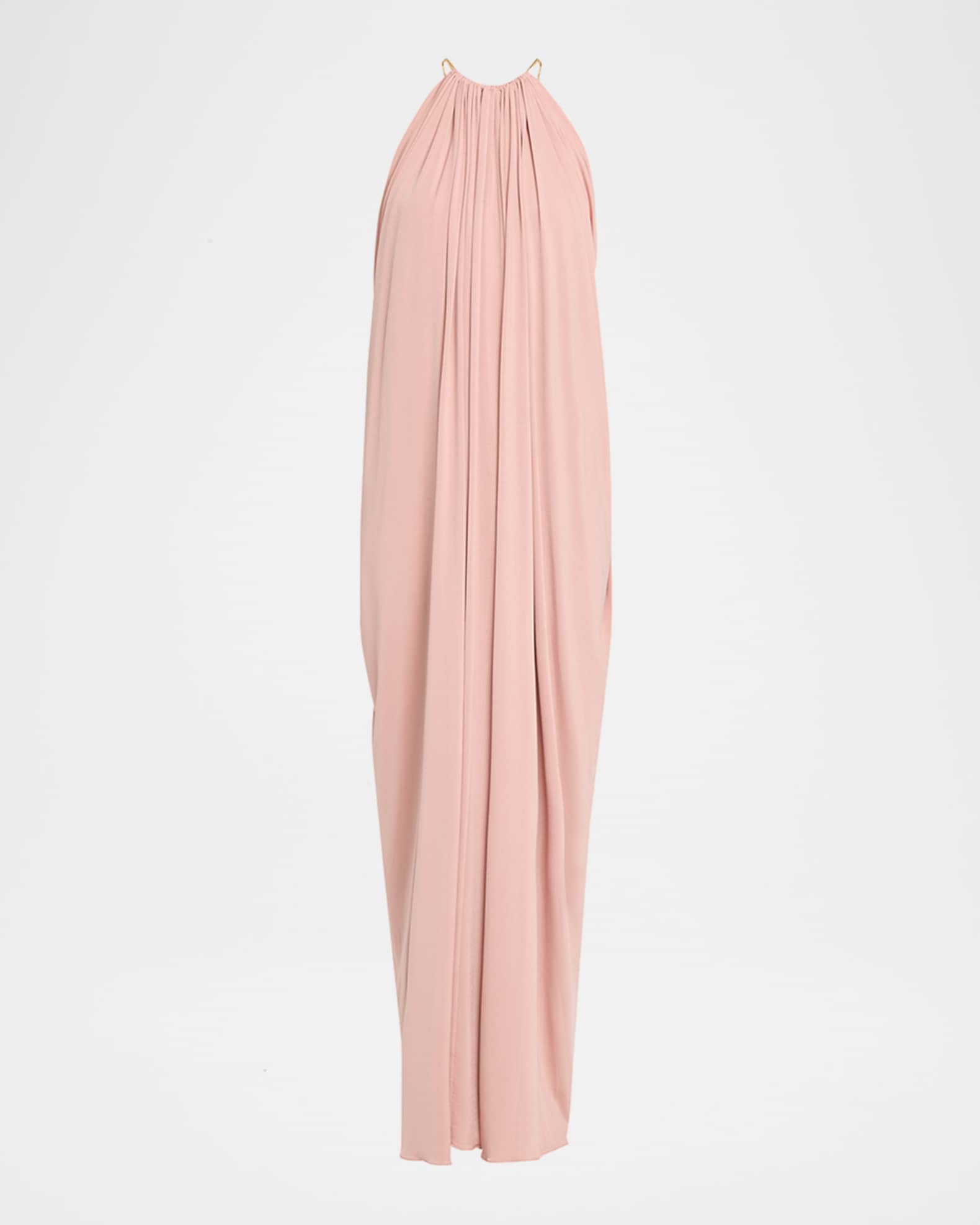 Ronny Kobo Rhodes Draped Jersey Halter Maxi Dress | Neiman Marcus