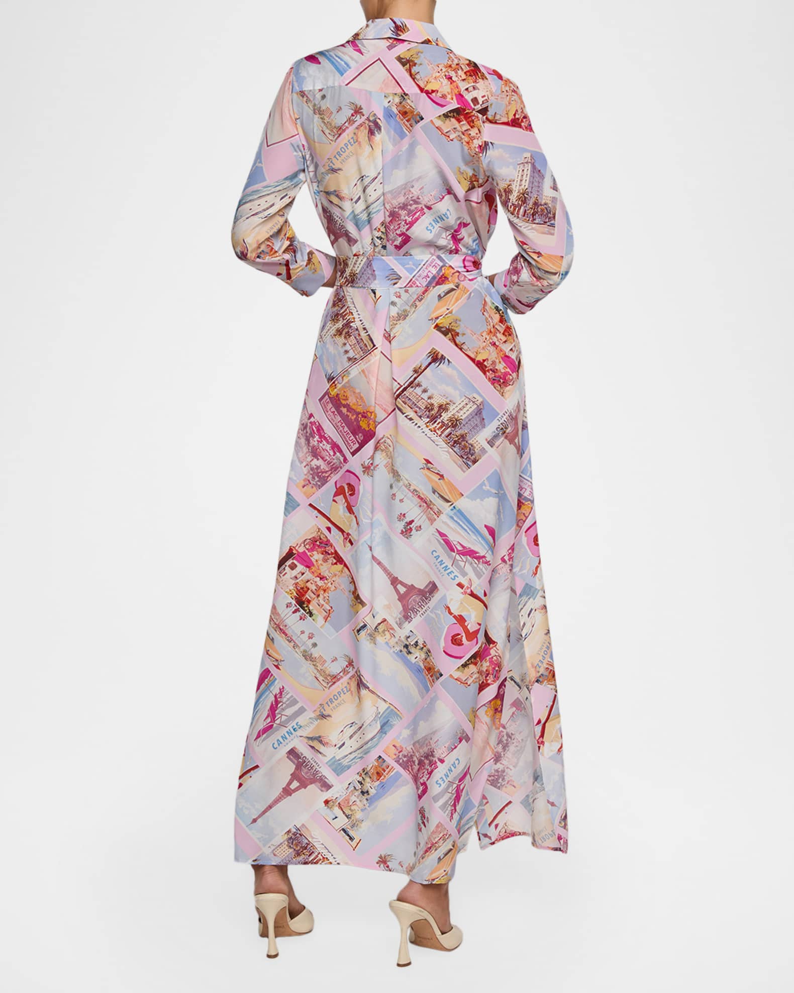 L'Agence Cameron Maxi Shirtdress | Neiman Marcus