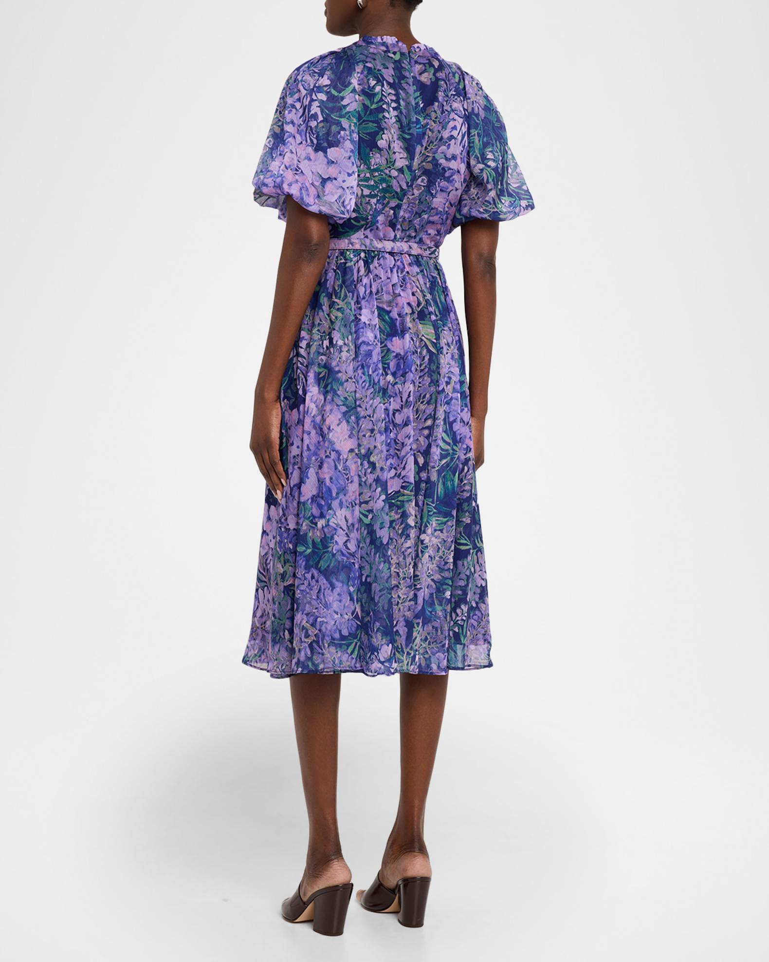tish poplin midi dress grape embroidery Damson Madder + Grape Embroidery Tish Poplin Midi Dress