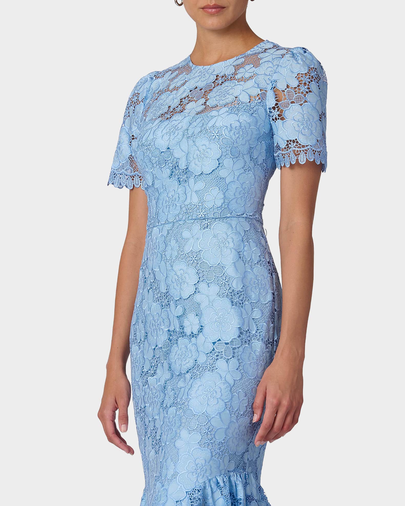 knee length dresses for ladies Elsa Dress Midnight Blue – ATTIRE THE STUDIO main image 1