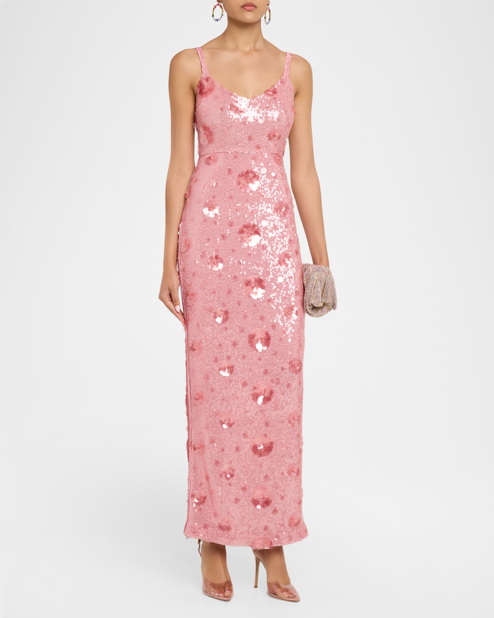 neiman marcus sequin dress Karma Sequined Maxi Dress
