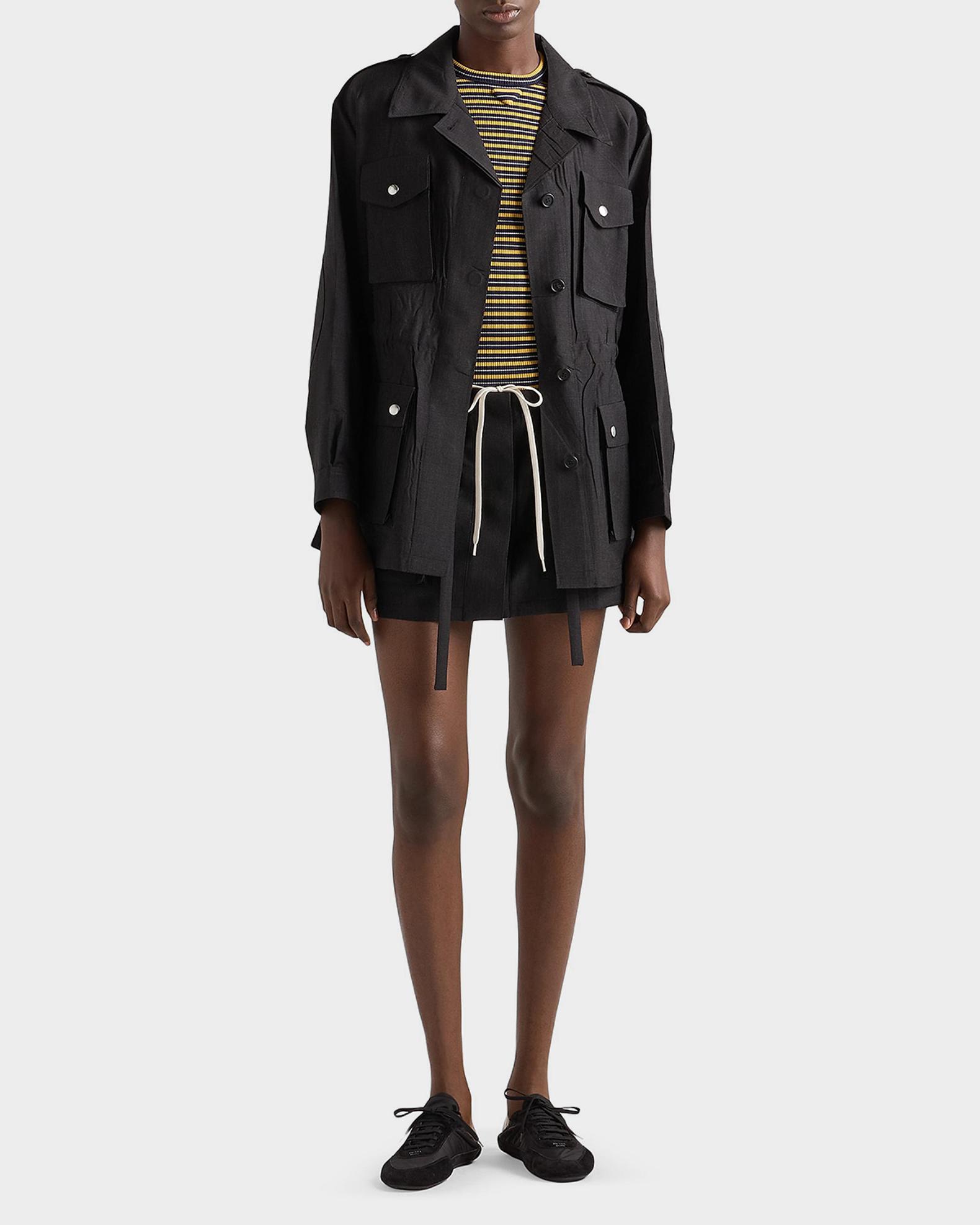 Prada Garment-Dyed Kid Mohair Jacket | Neiman Marcus