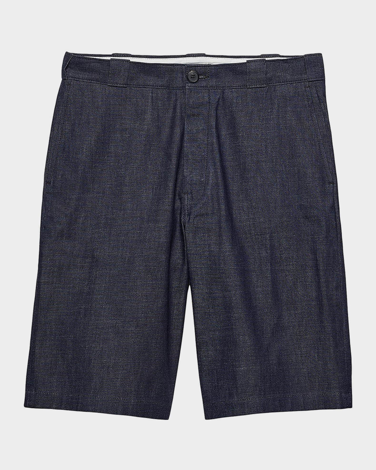 Prada Men's Cotton Denim Bermuda Shorts | Neiman Marcus