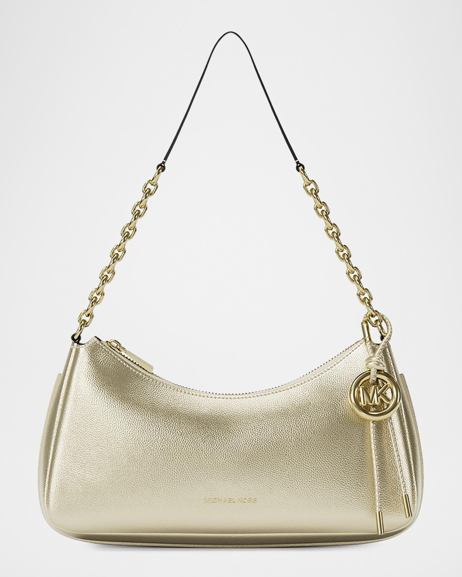 MICHAEL Michael Kors Nolita Medium Metallic Leather Shoulder Bag