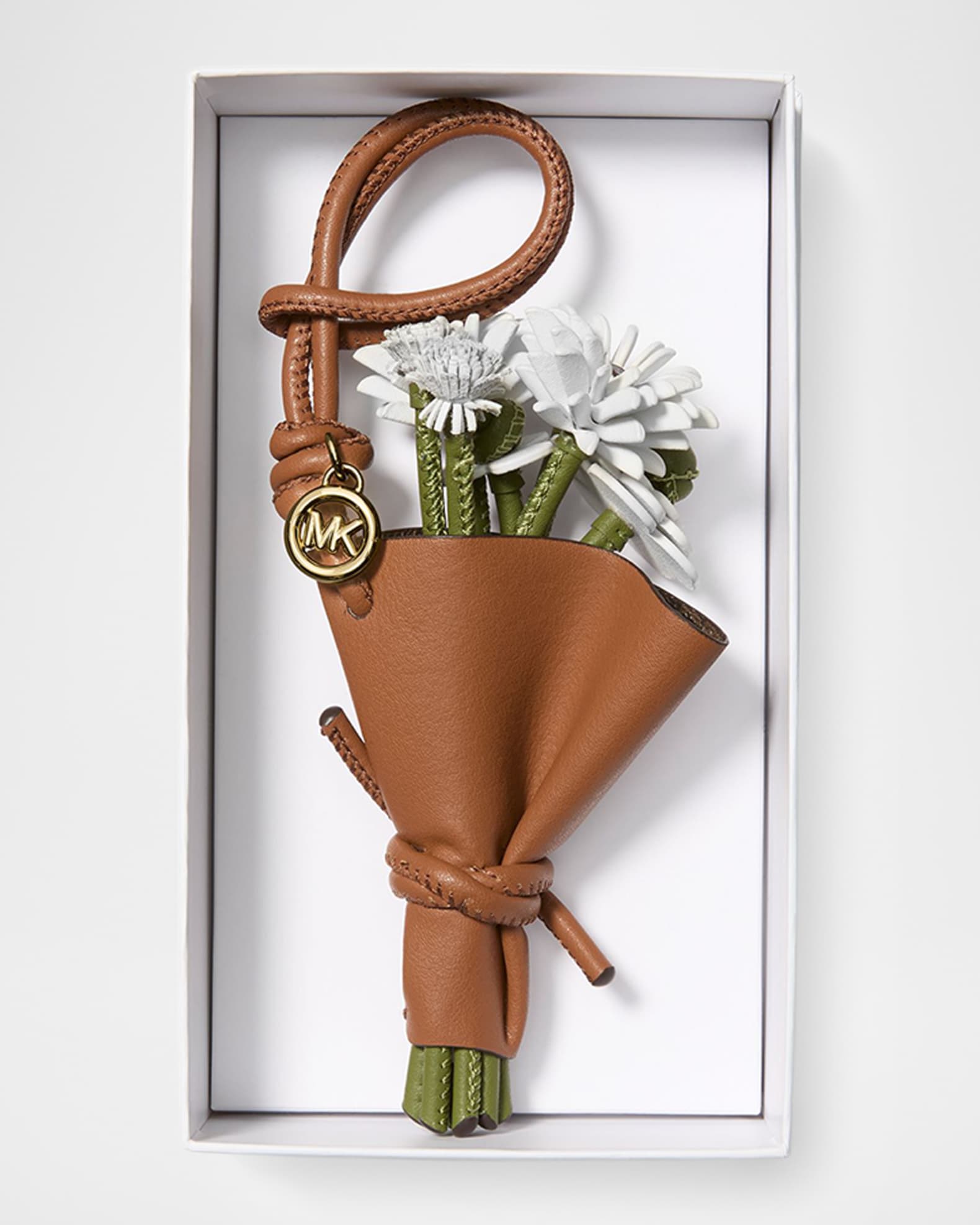 MICHAEL Michael Kors Leather Floral Bouquet Bag Charm | Neiman Marcus