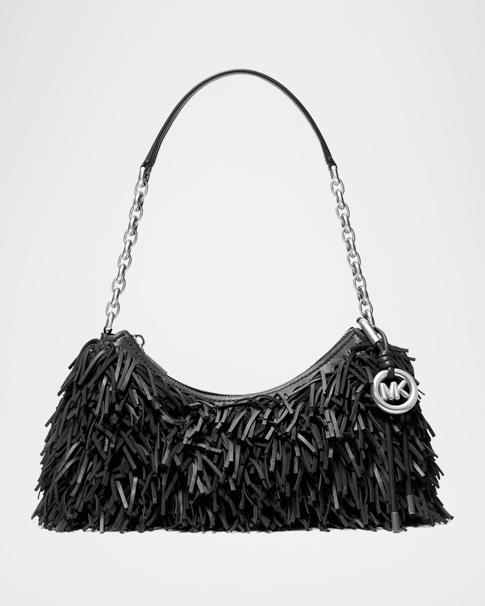 MICHAEL Michael Kors Nolita Medium Fringed Leather Pochette