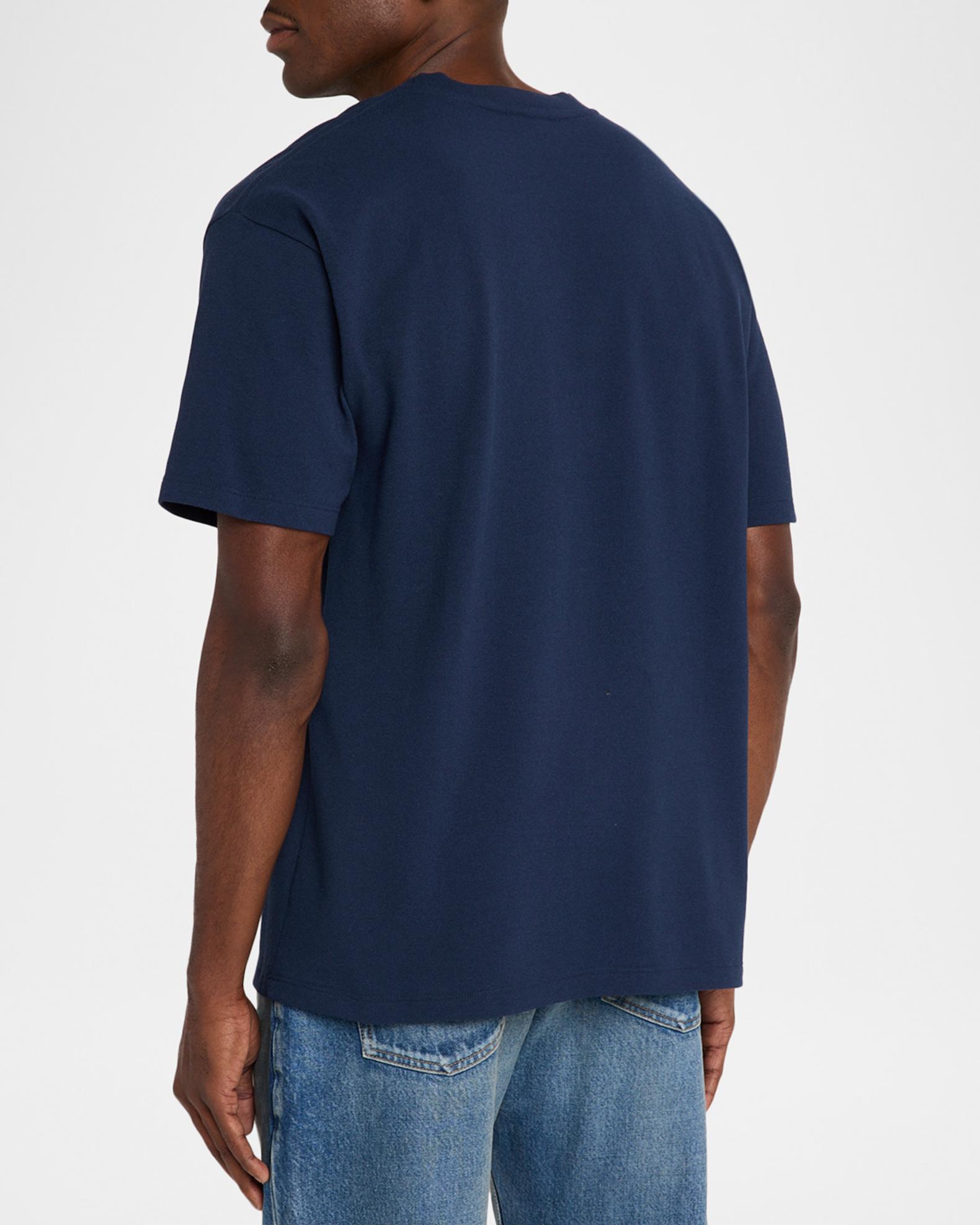 Saint Laurent Men's Embroidered Cassandre Logo T Shirt | Neiman Marcus