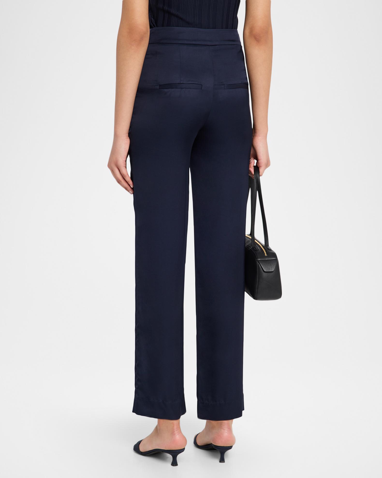 Veronica Beard Brixton Straight-Leg Pants | Neiman Marcus