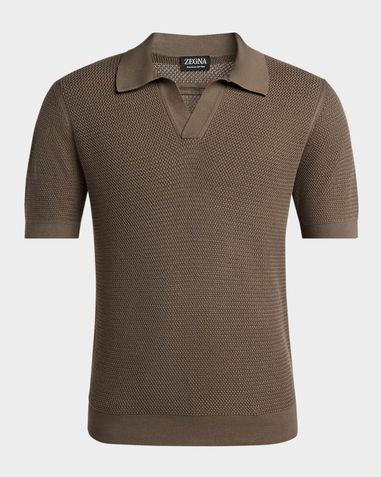 Ermenegildo Zegna COUTURE カシミヤ シルク ニットポロ Ermenegildo Zegna COUTURE カシミヤ シルク ニットポロ | ヤマダ
