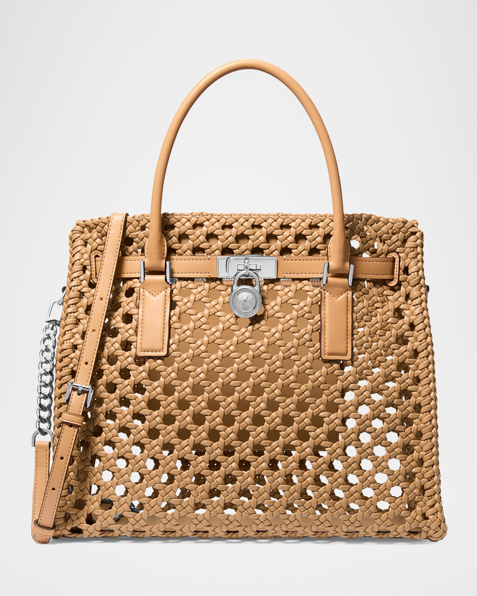 MICHAEL Michael Kors Hamilton Moderne Large Hand-Woven Satchel