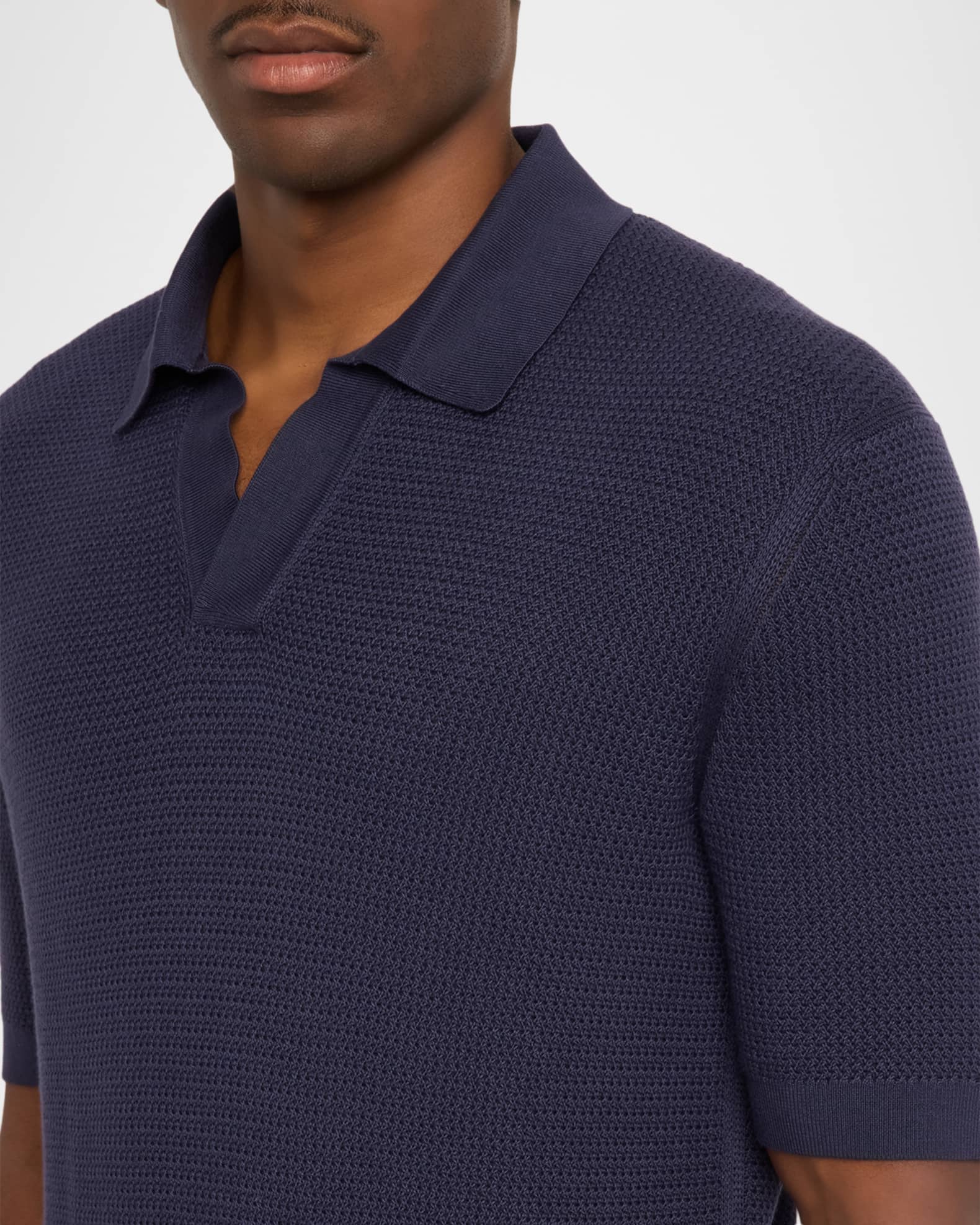 Ermenegildo Zegna COUTURE カシミヤ シルク ニットポロ ZEGNA Silk, Cashmere and Linen-Blend Polo Shirt for Men | MR PORTER