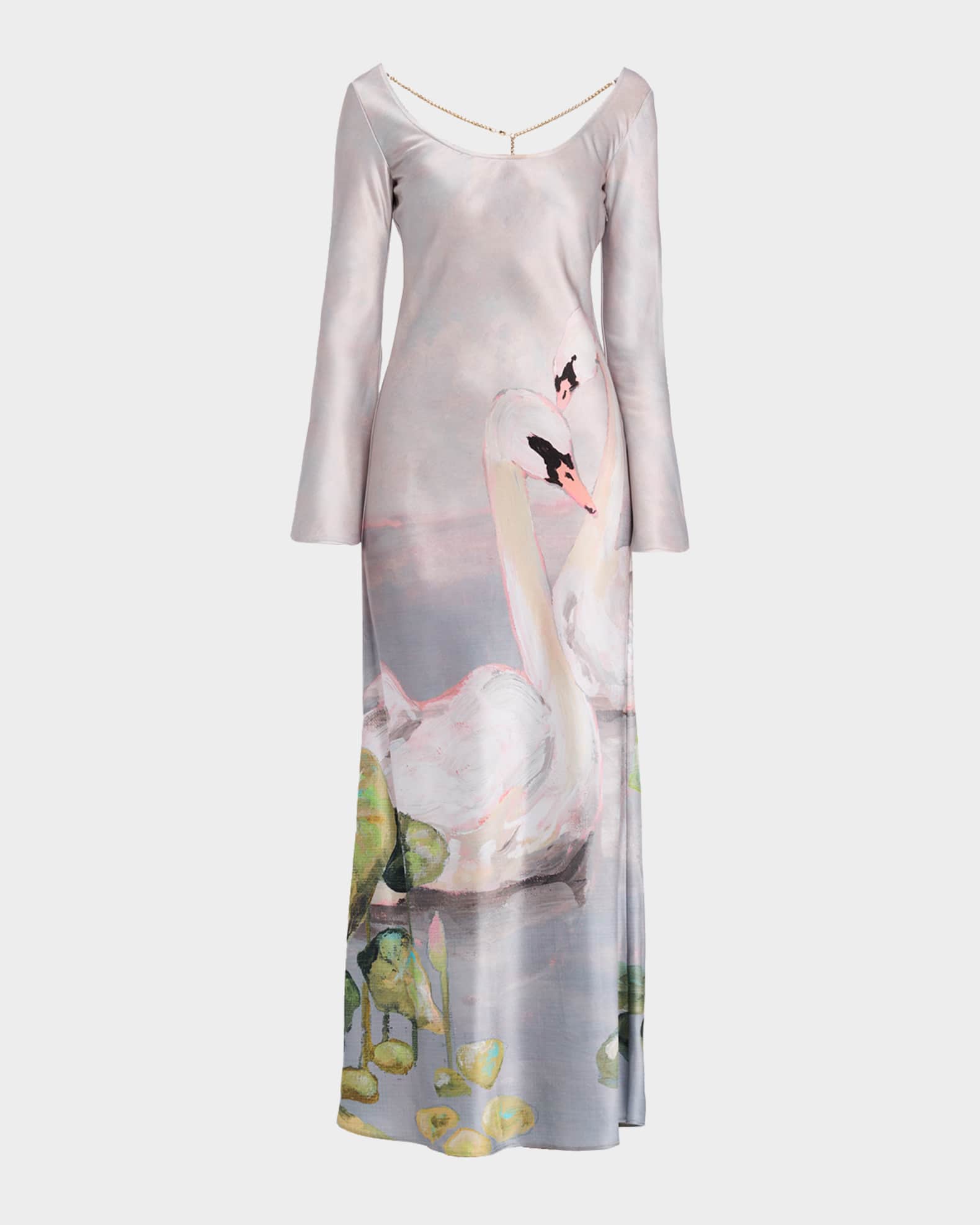 white maxi dress in store Marie White Tiered Maxi Dress M