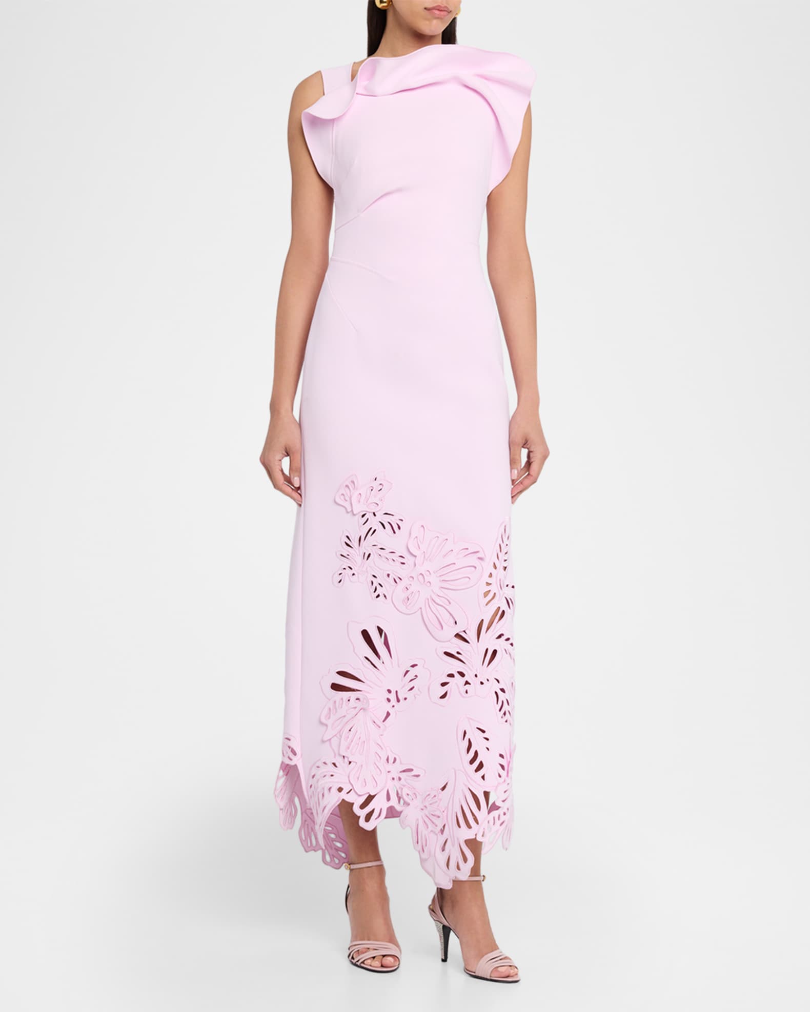 open lace back dress Acler Women's Evanton Maxi Dress