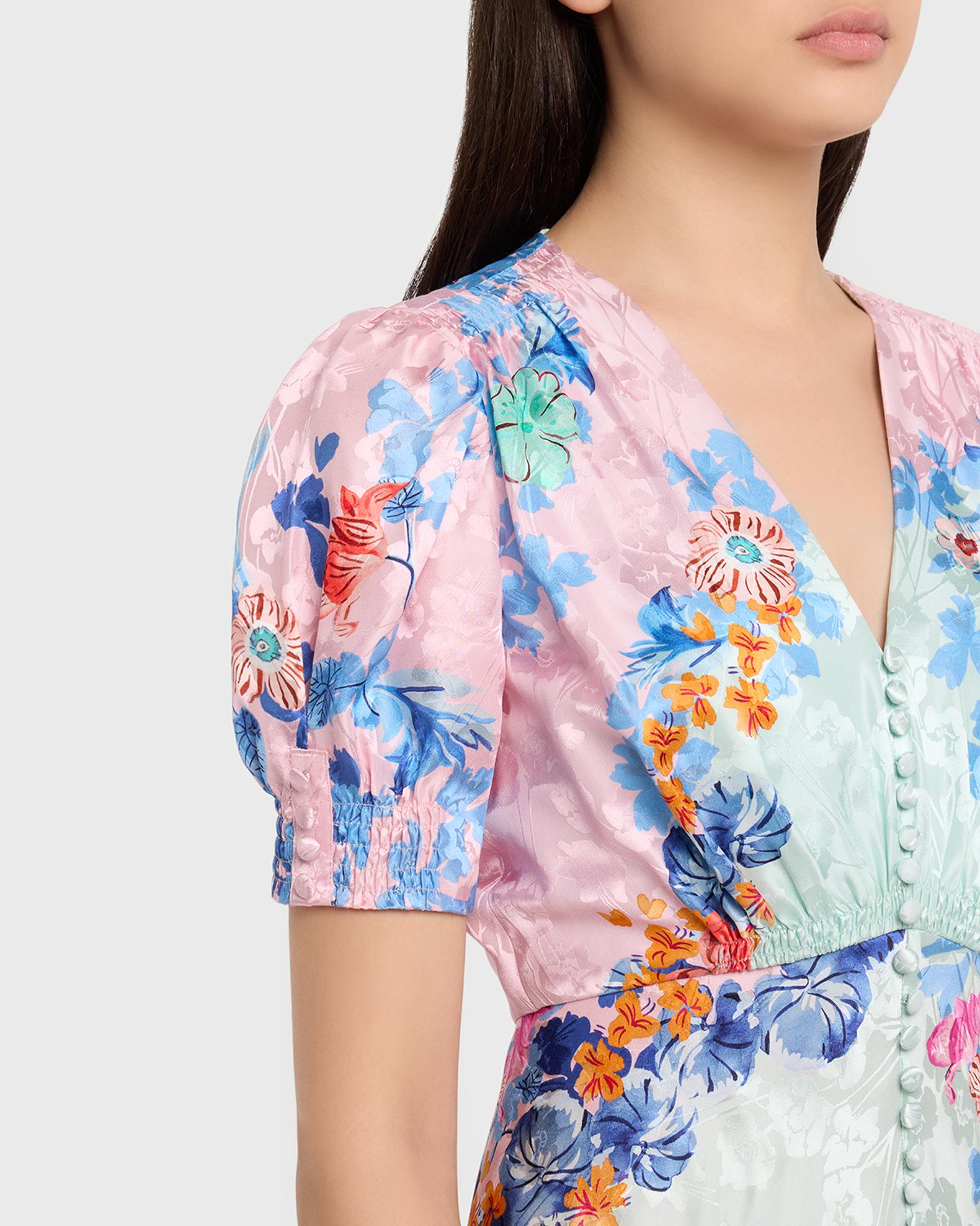 saloni lea silk dress SALONI Lea Silk Dress