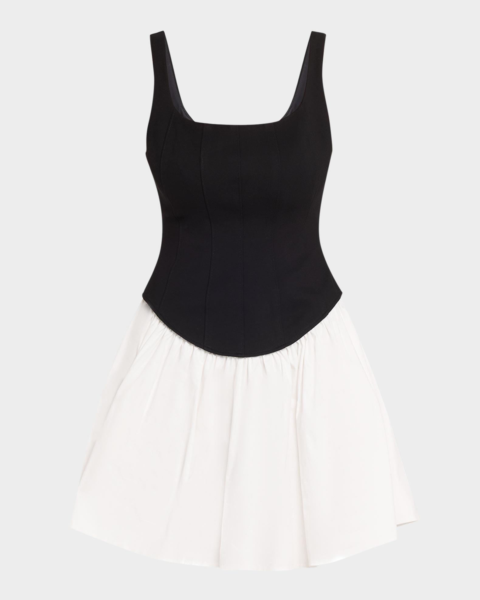 Toccin Felicie Drop-Waist Mini Dress