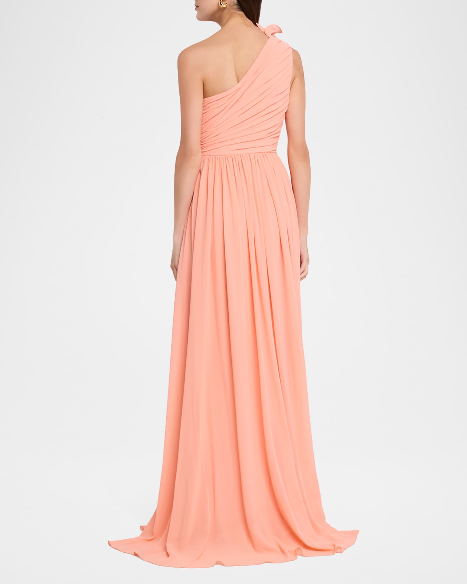 open lace back dress Badgley Mischka Strapless Bow Scuba Dress- Red – By Request main image 1