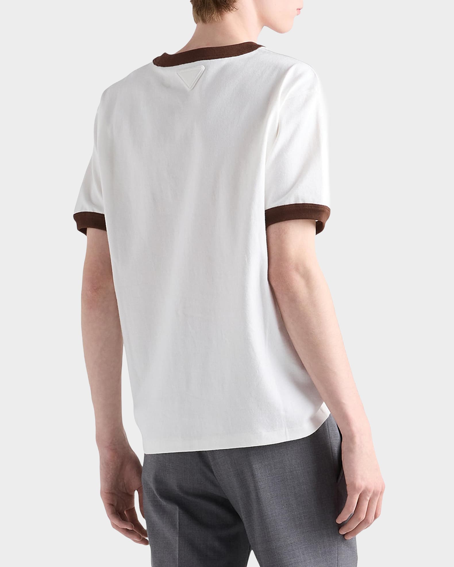 Prada Men's Printed Crewneck Cotton T-Shirt | Neiman Marcus