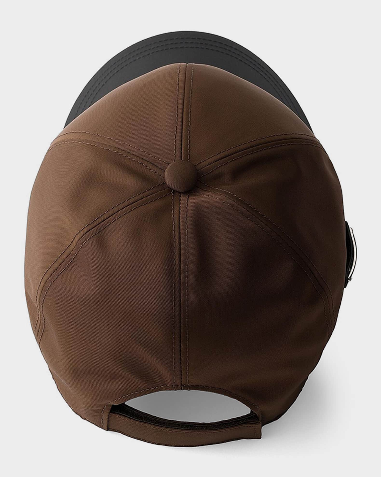 PRADA ナイロンキャップ　brown L Prada Two-Tone Re-Nylon Baseball Cap | Neiman Marcus