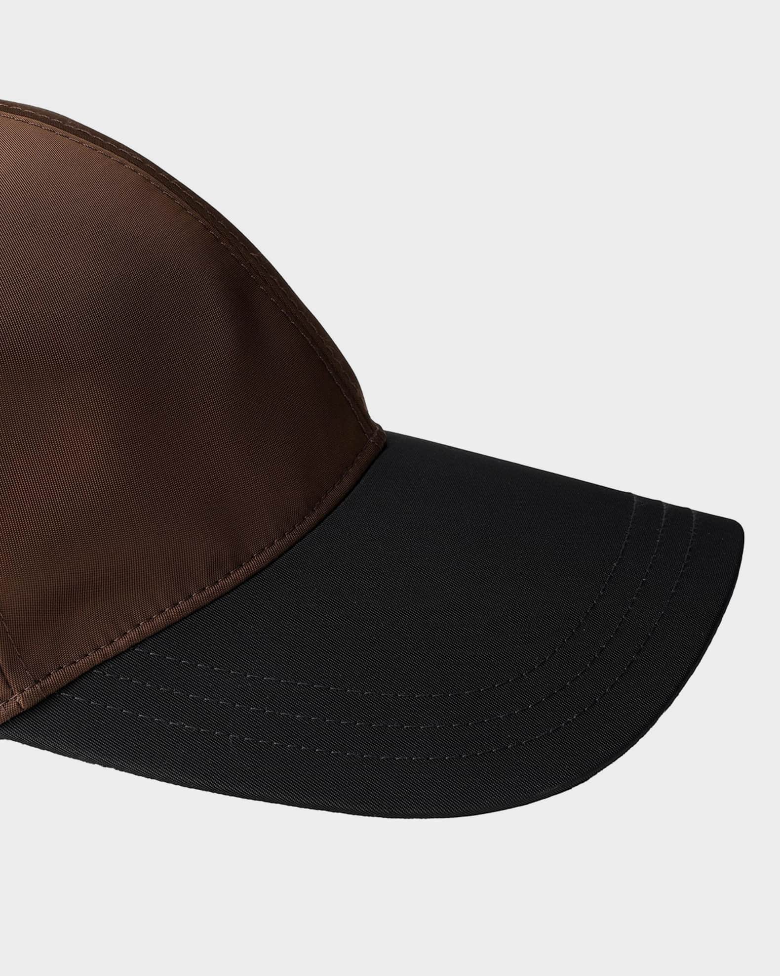 Prada Two-Tone Re-Nylon Baseball Cap | Neiman Marcus