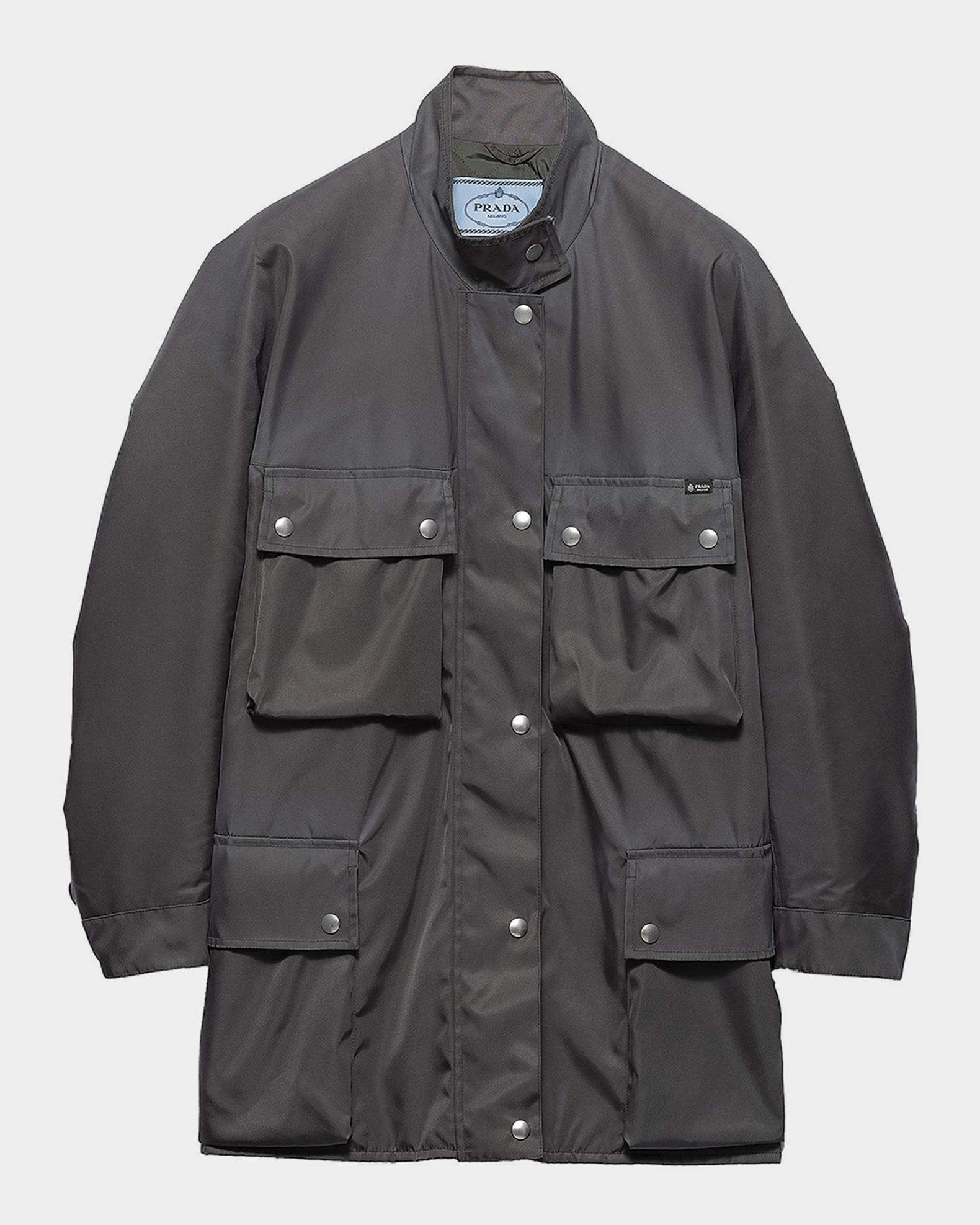 Prada Washed Re-Nylon Rain Jacket | Neiman Marcus