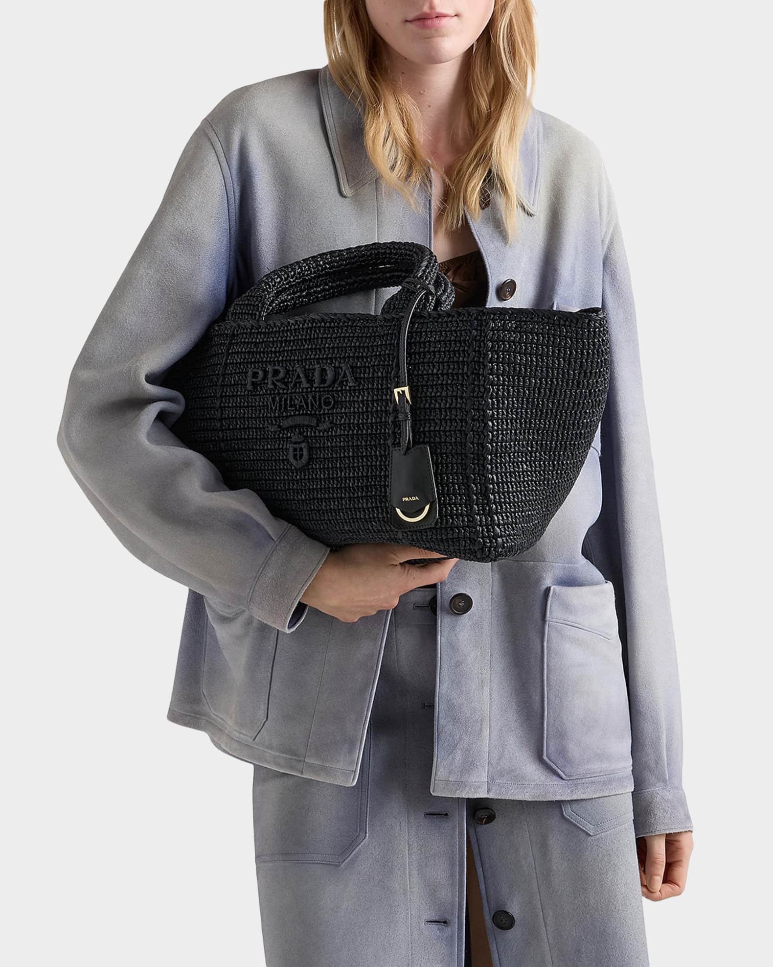 マ*リ様 PRADA ラージクロシェ　トートバッグ Prada Large Crochet Tote Bag | Neiman Marcus