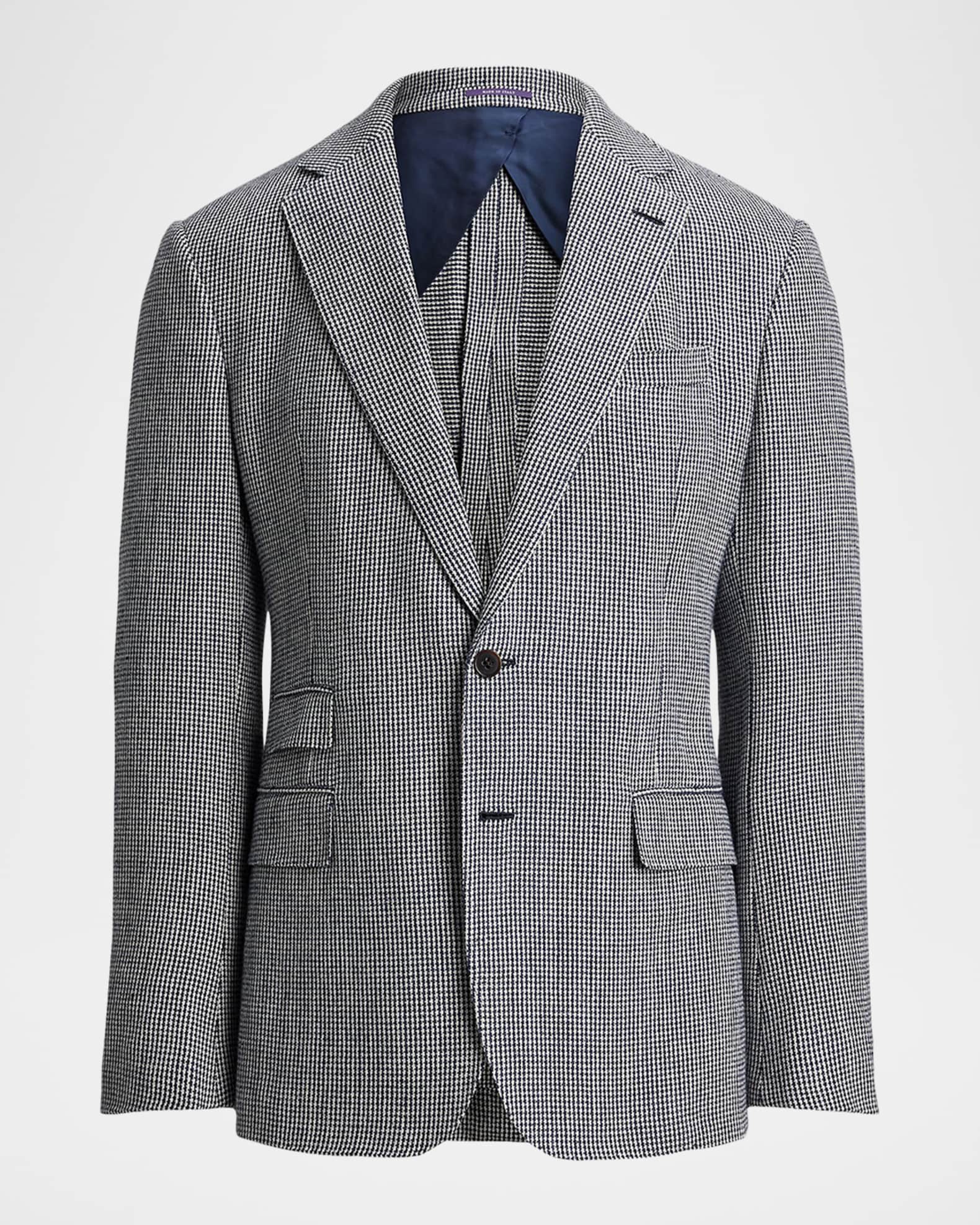 Polo Ralph Lauren Men's Tickweave Micro-Houndstooth Sport Coat