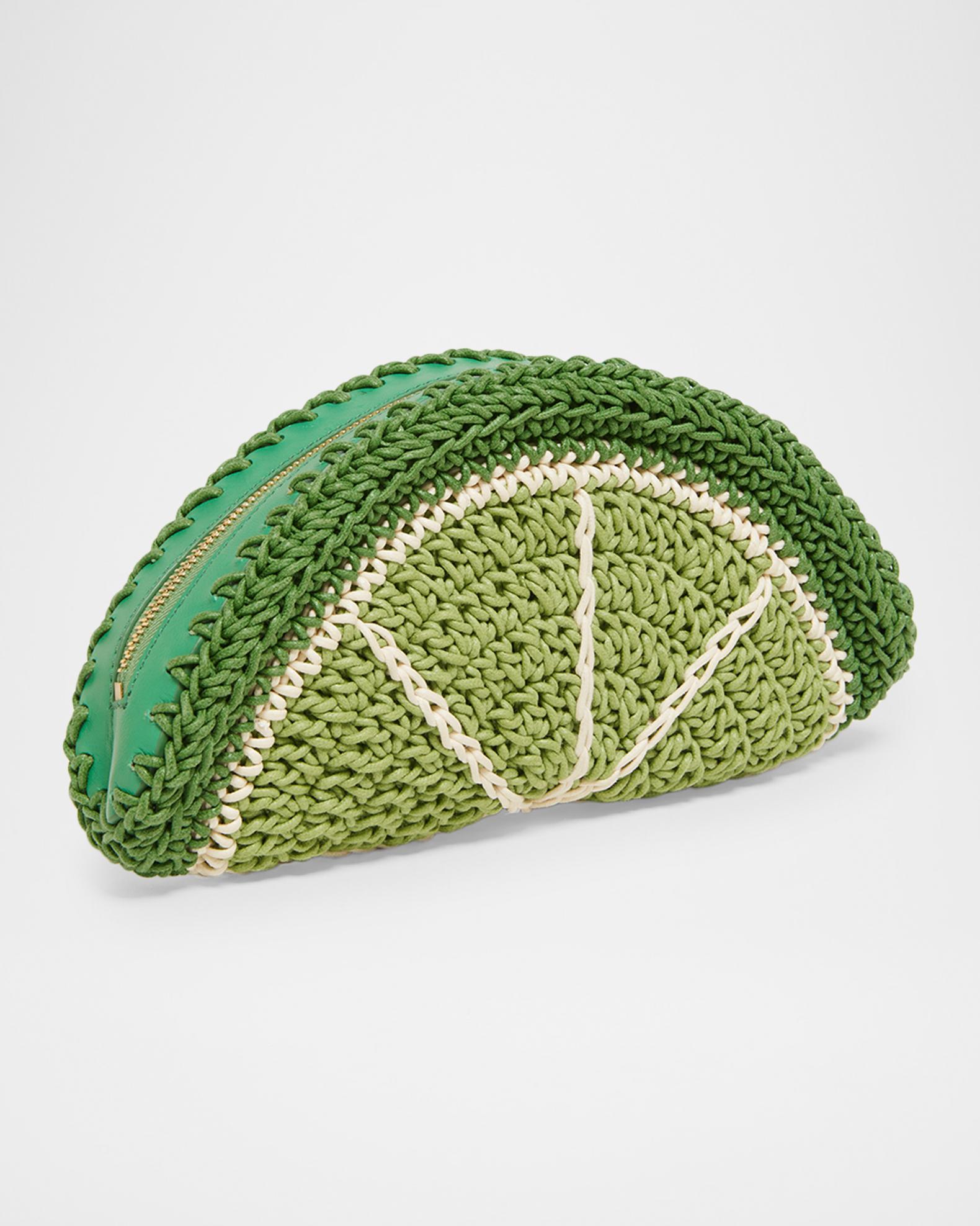 Chloe　切り落とし10袋　4000g Chloe Tropicus Lime Slice Crochet Pouch Wristlet | Neiman Marcus