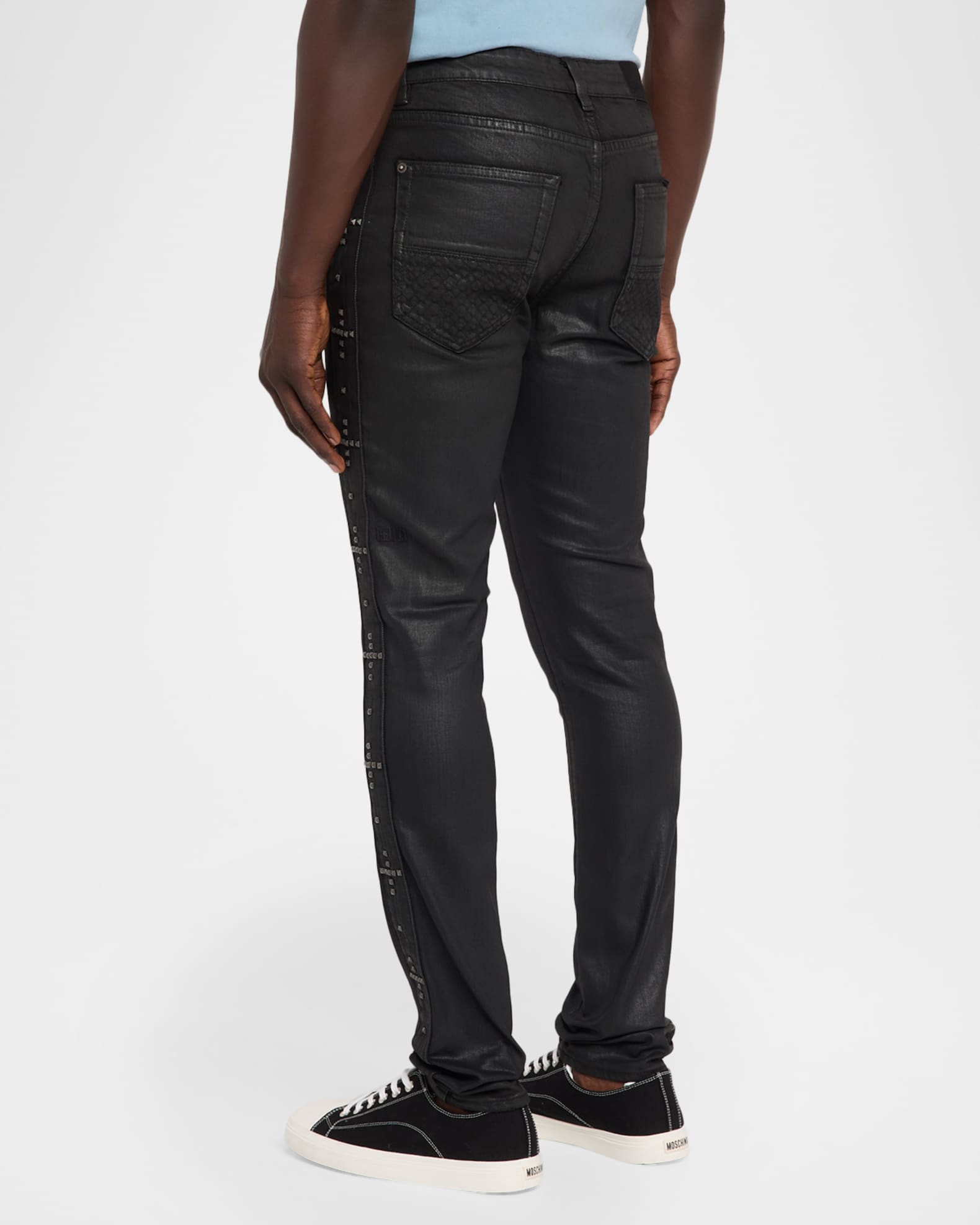 Ksubi Men's Van Winkle Plus Studded Skinny Jeans | Neiman Marcus