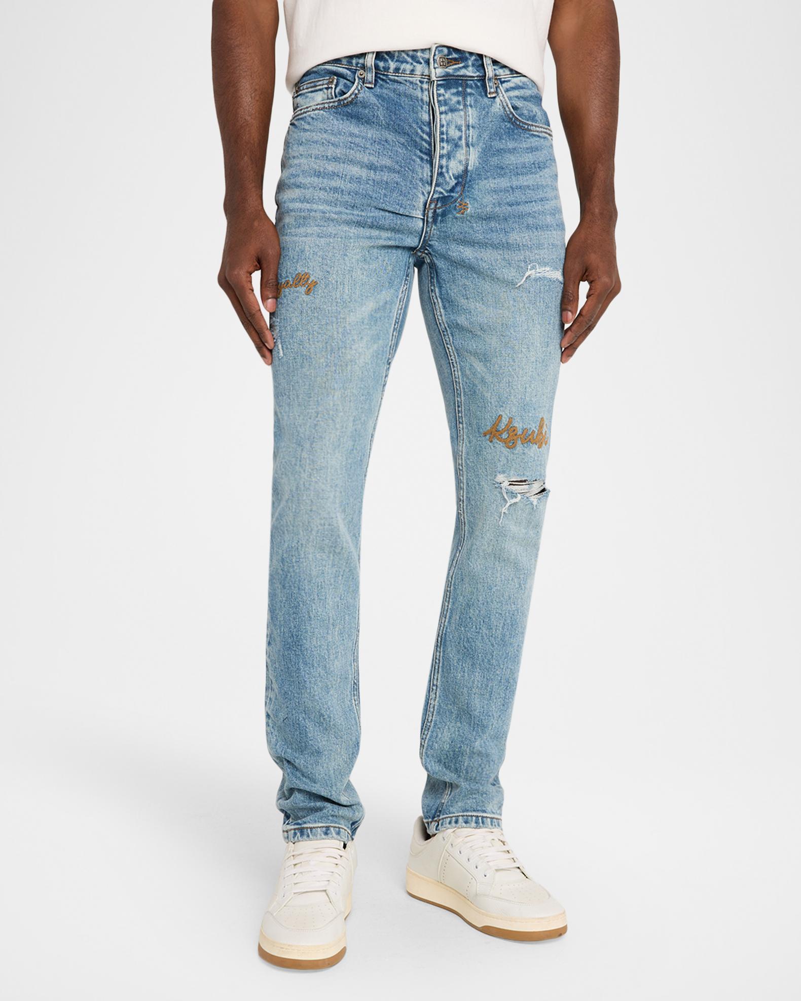 Ksubi Men's Chitch Public Slim Fit Jeans | Neiman Marcus