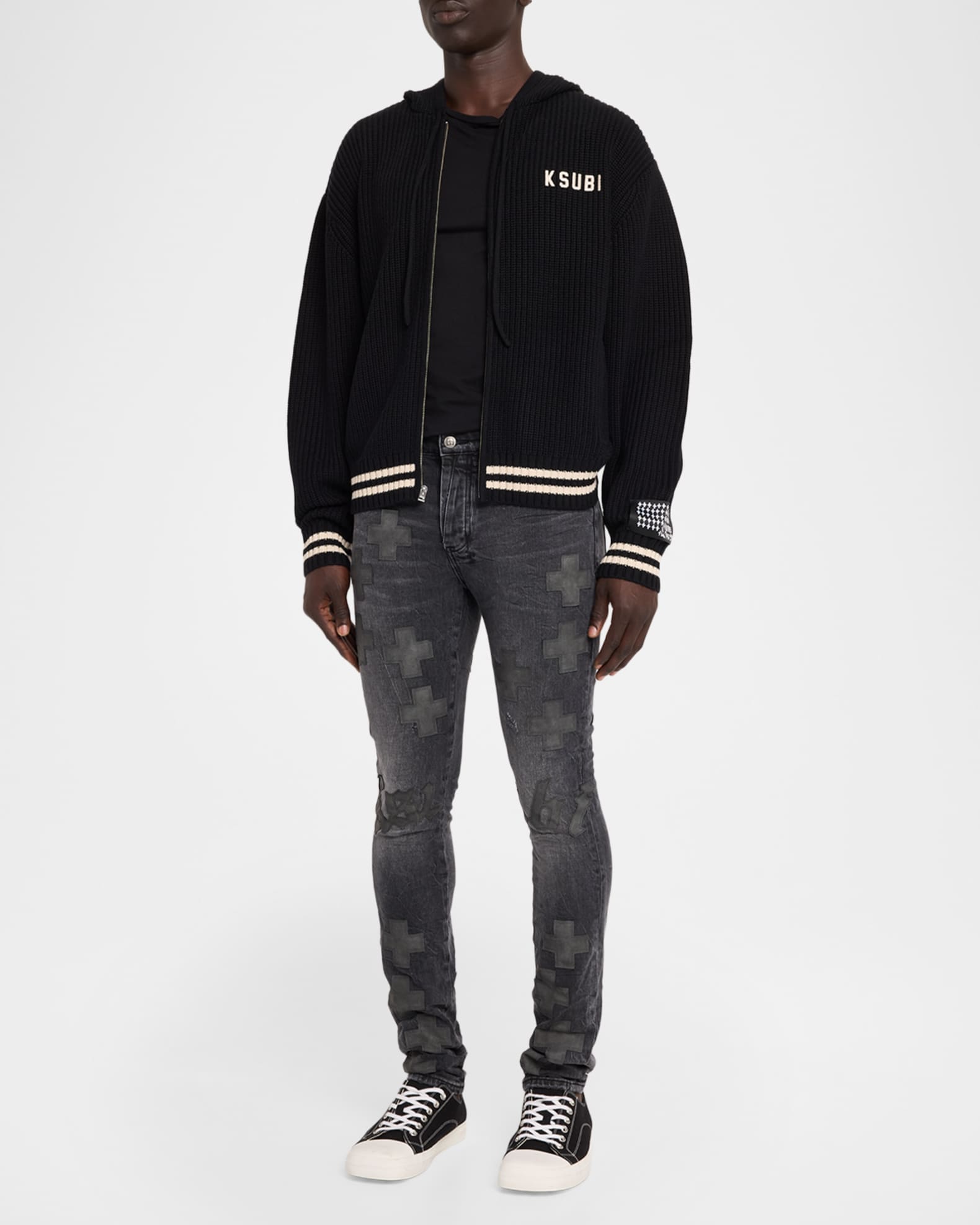 Ksubi Men's Van Winkle Backstage Black Kraftwerk Skinny Jeans