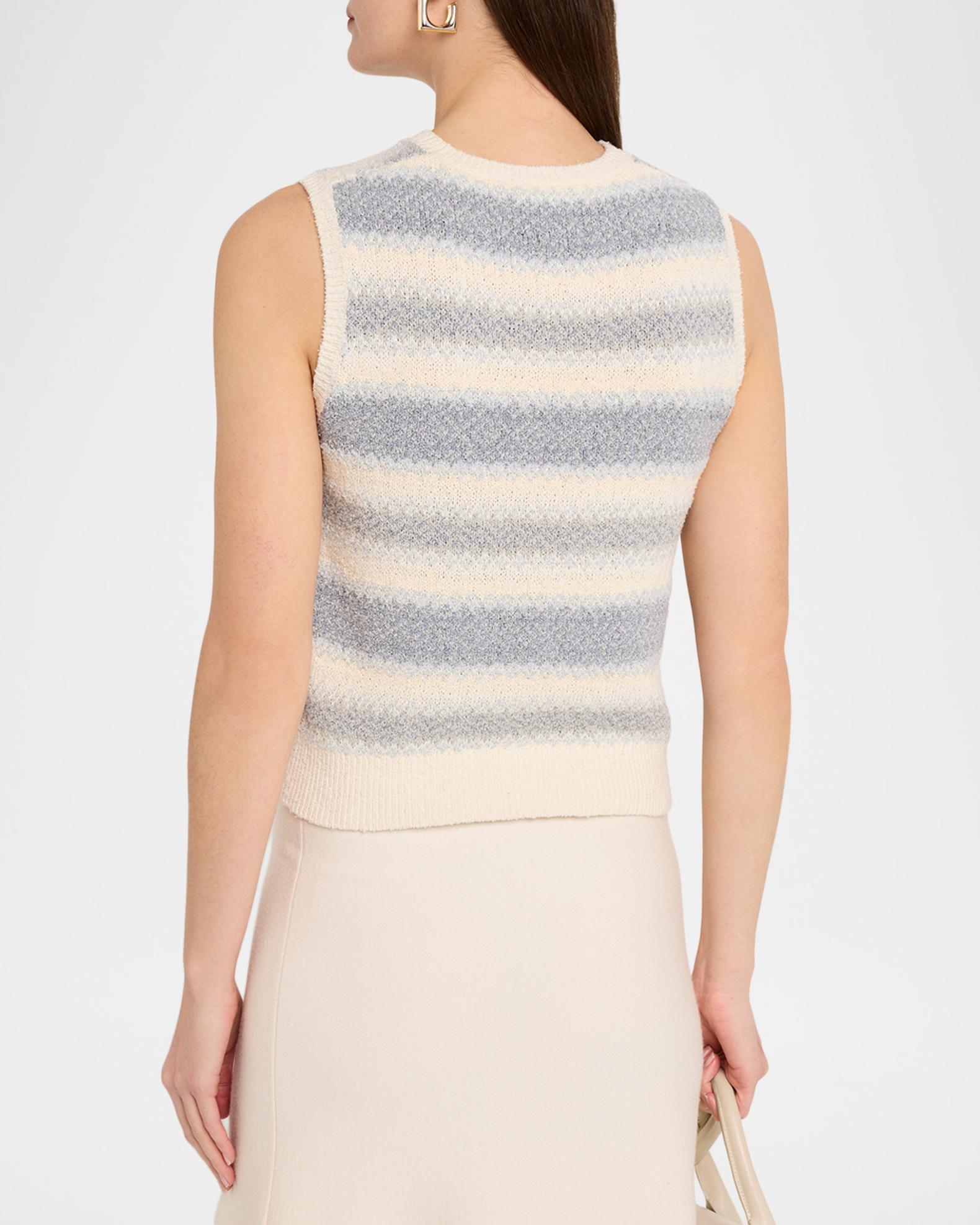 Vince V-Neck Knit Summer Sweater Vest | Neiman Marcus