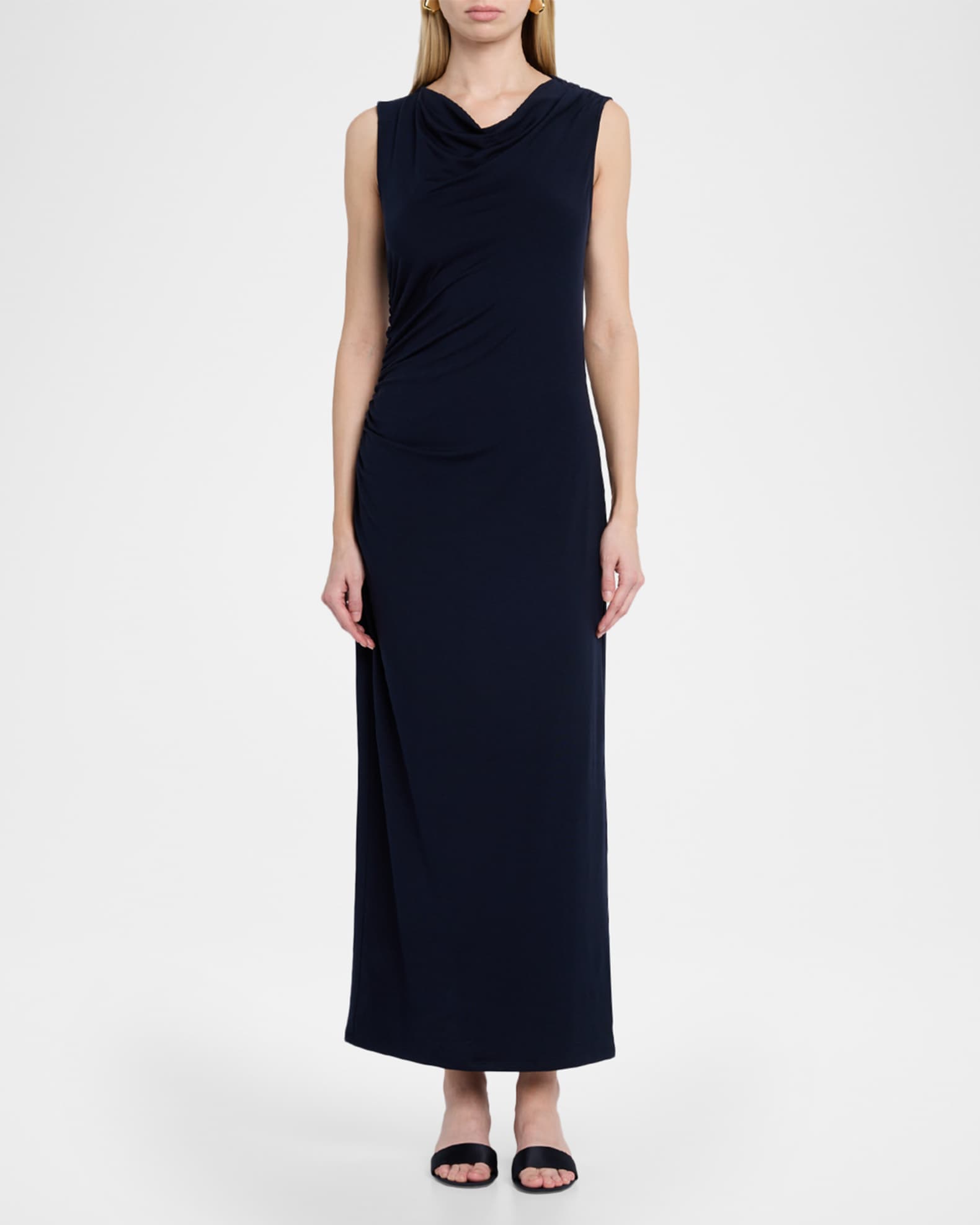 Veronica Beard Kerilyn Ruched Jersey Maxi Dress | Neiman Marcus