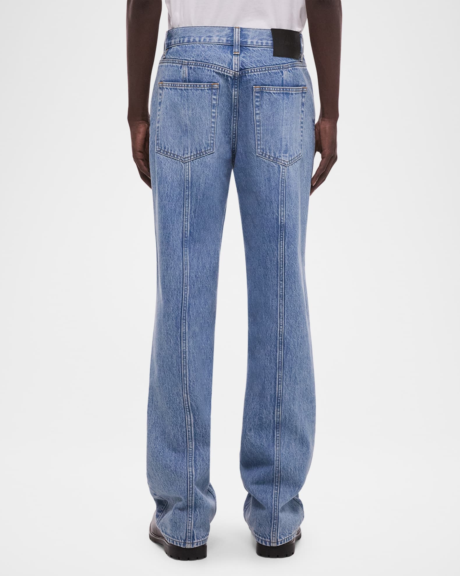 Helmut Lang Men's Wardrobe Bootcut Denim Jeans | Neiman Marcus