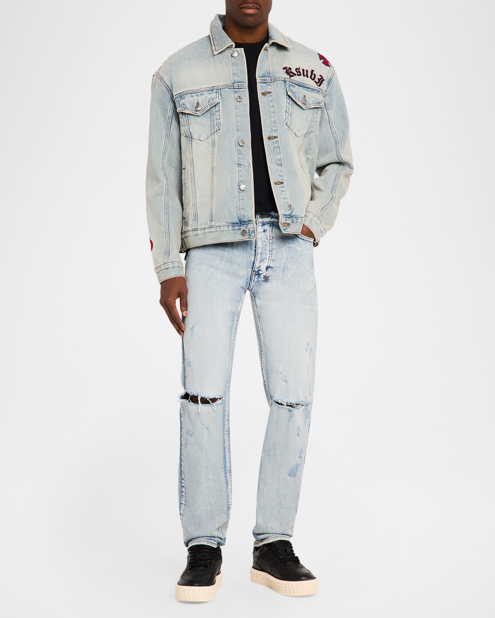 Ksubi Men's Oh G Denim Trucker Jacket | Neiman Marcus