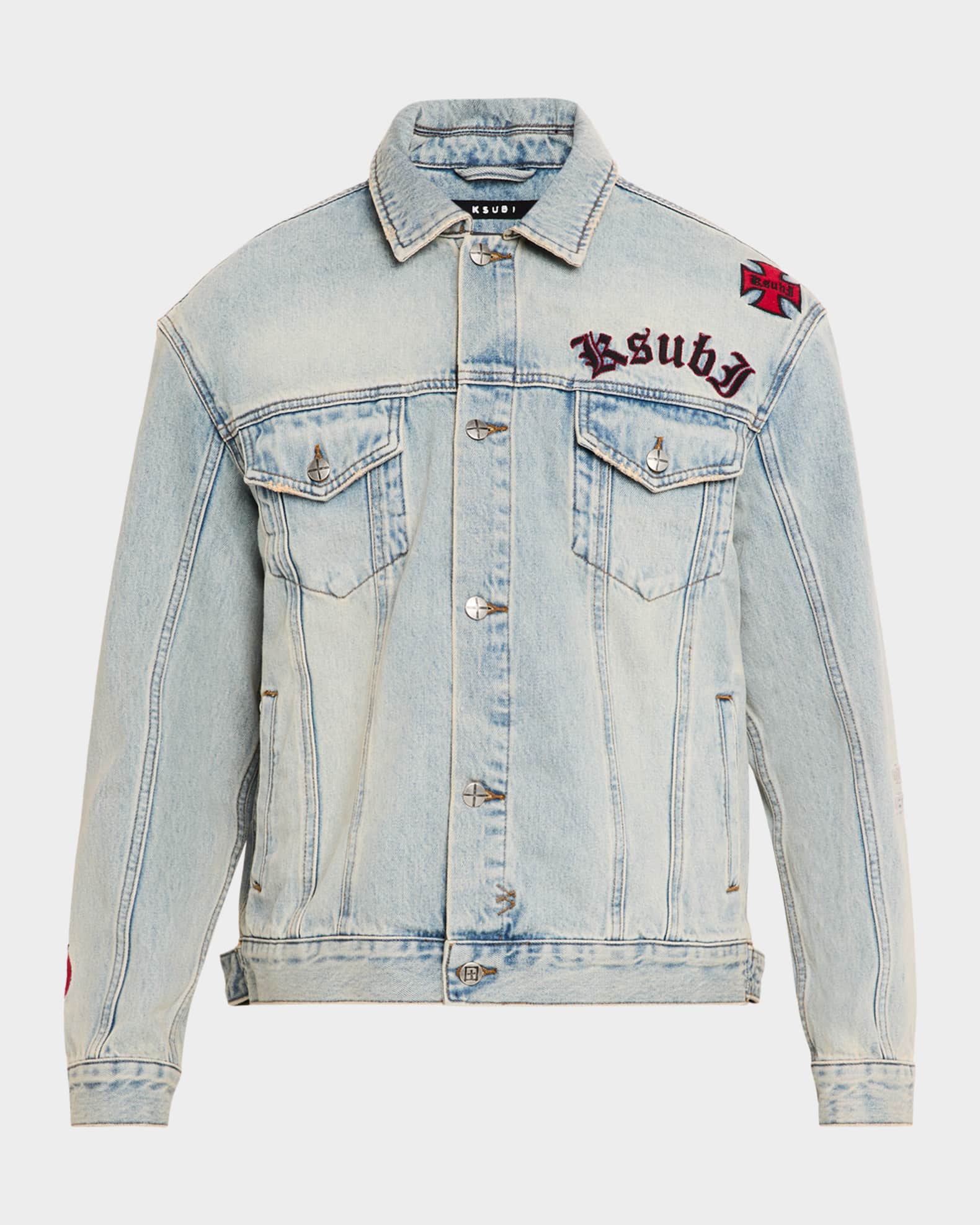 Ksubi Men's Oh G Denim Trucker Jacket | Neiman Marcus