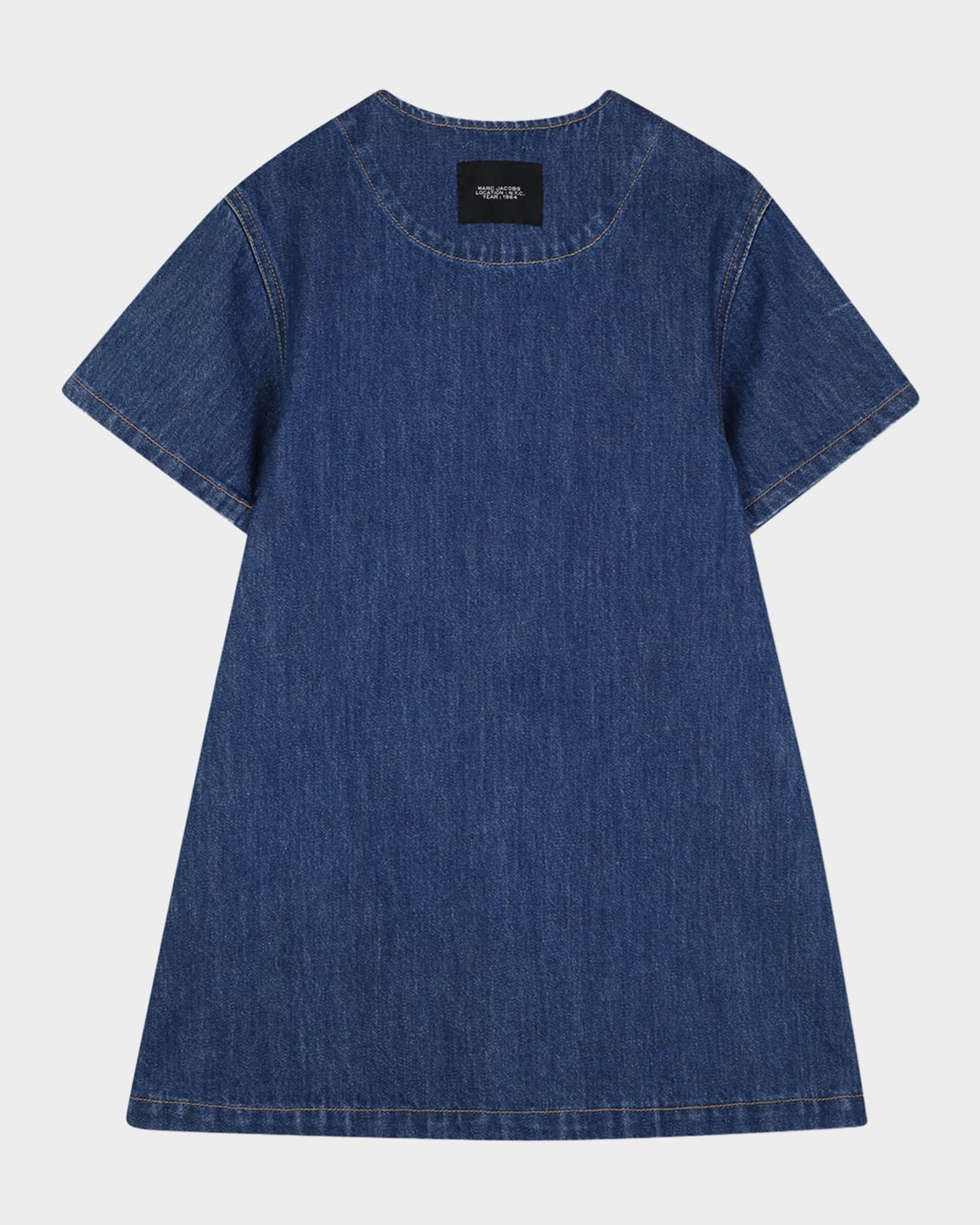 denim dress for concert Girls Denim Dress